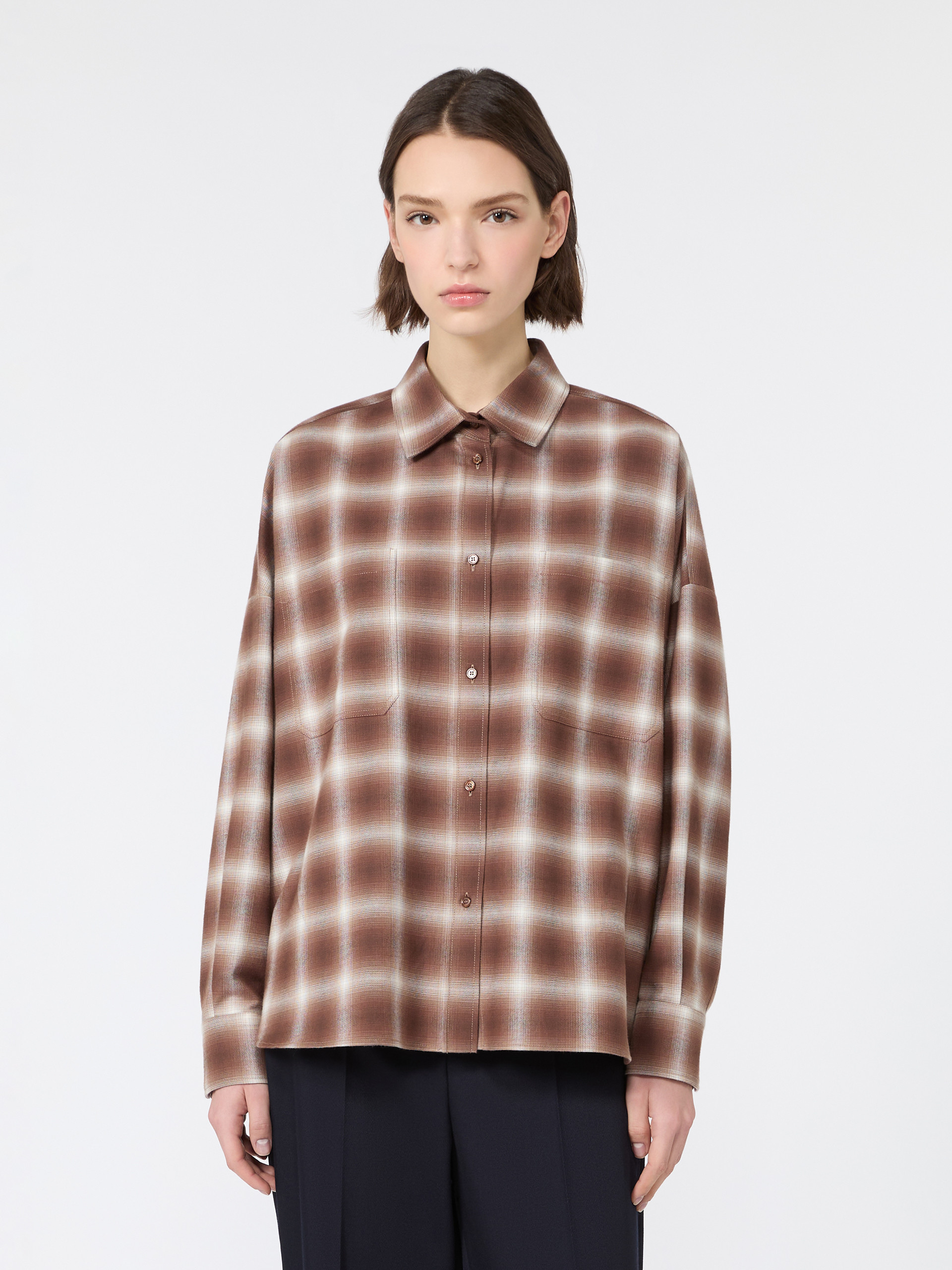 Check design cotton flannel shirt - Weekend Max Mara - 2