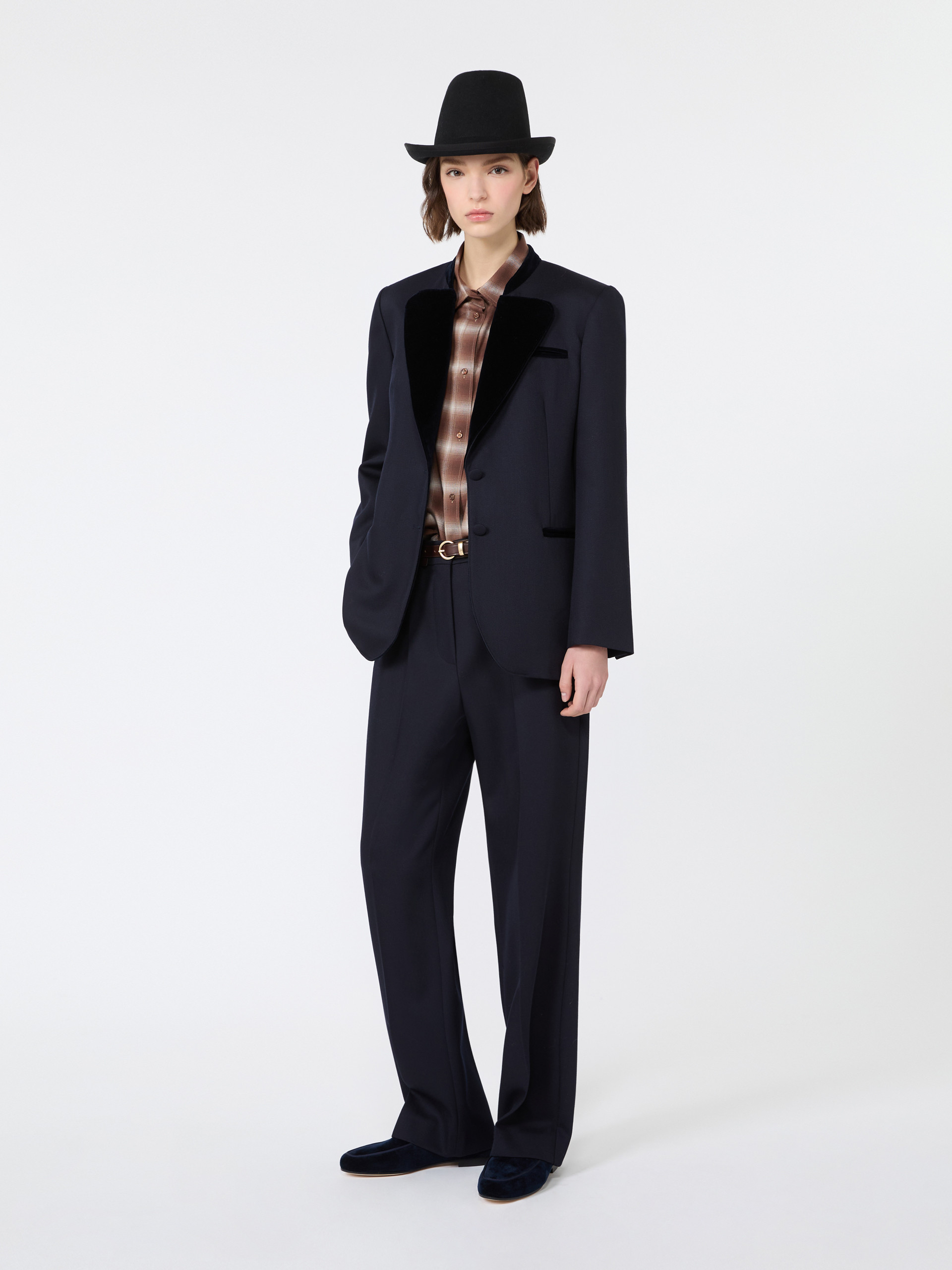Check design cotton flannel shirt - Weekend Max Mara