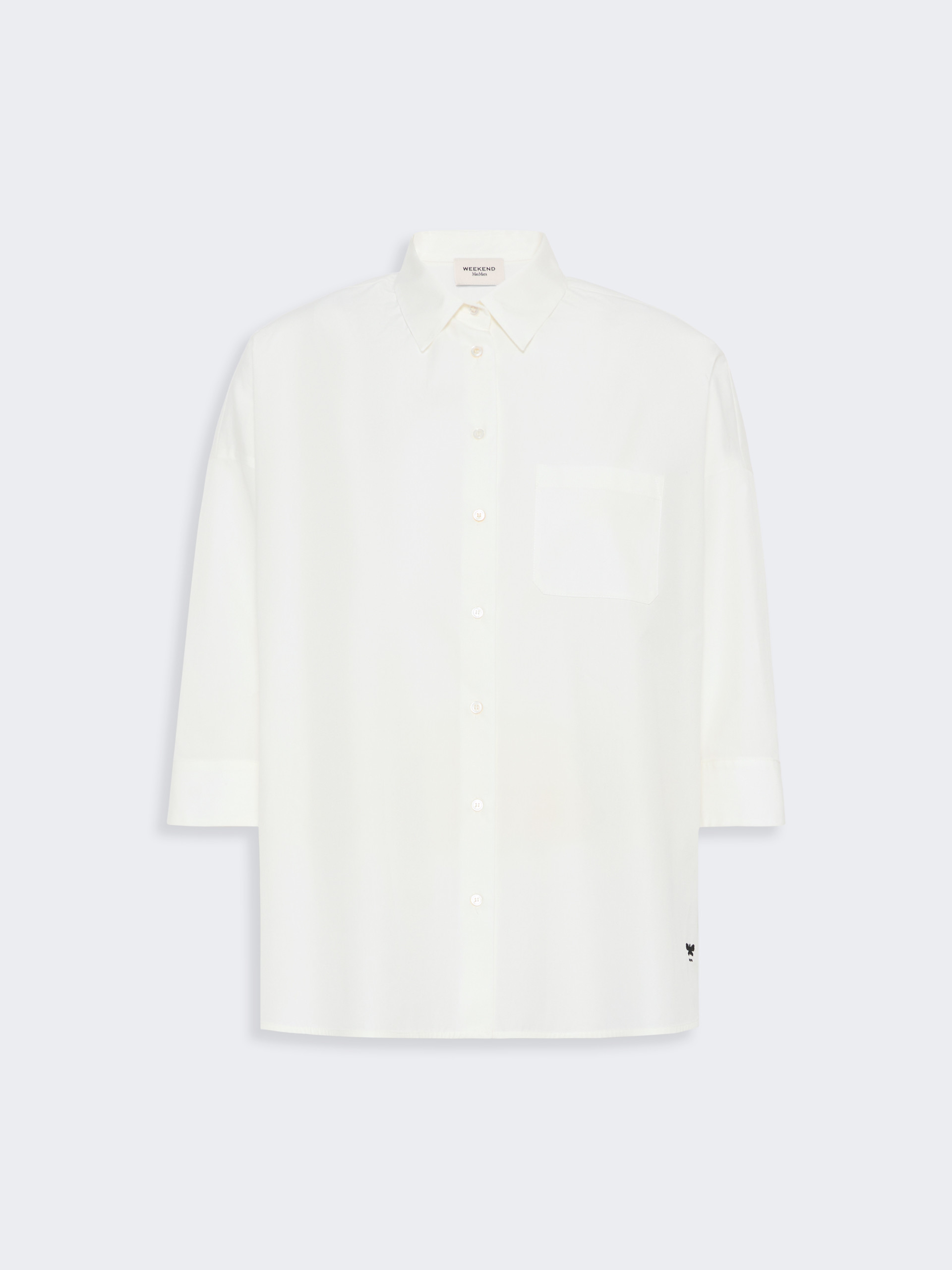 Boxy cotton poplin shirt - Weekend Max Mara - 6