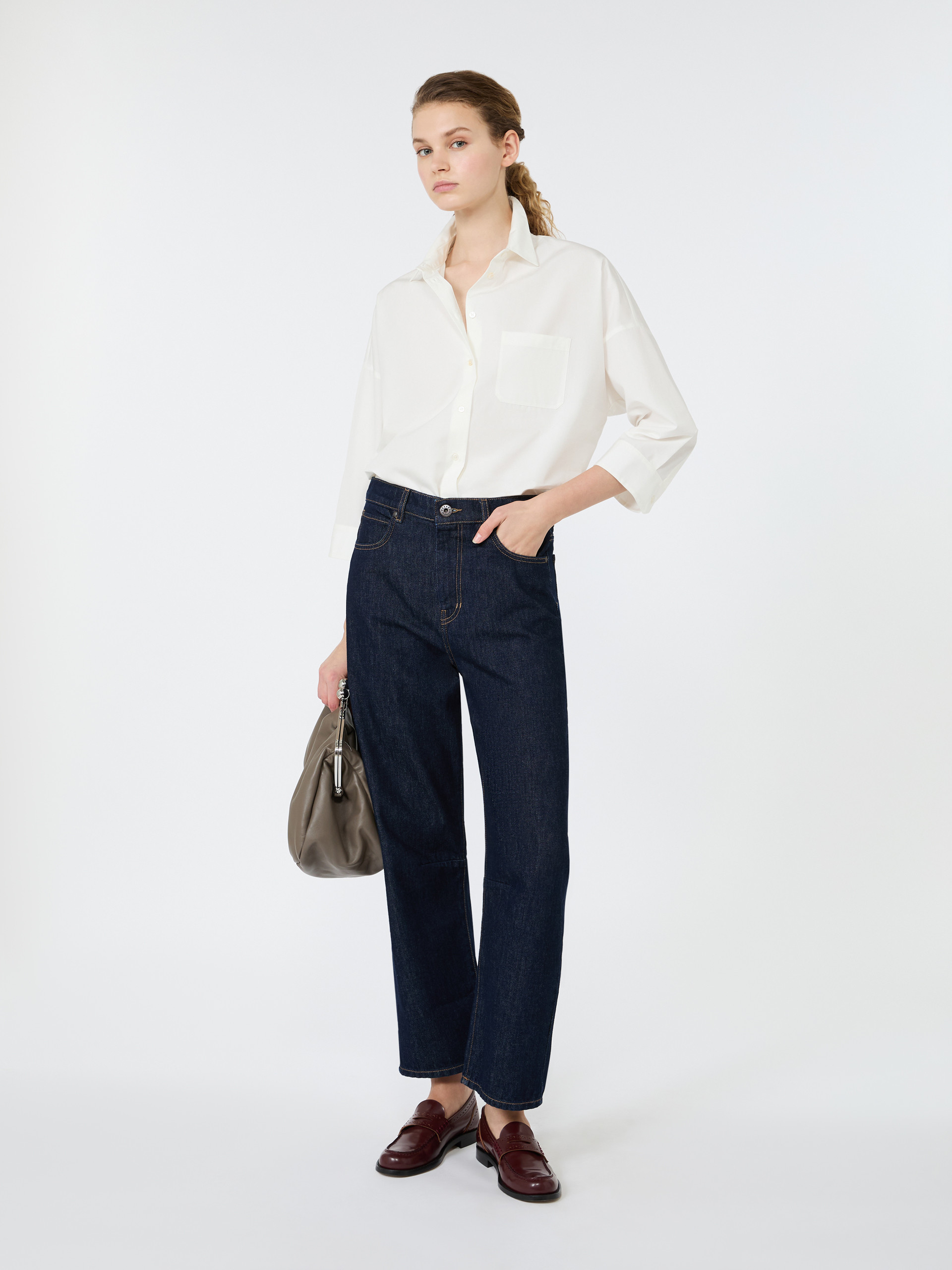Boxy cotton poplin shirt - Weekend Max Mara