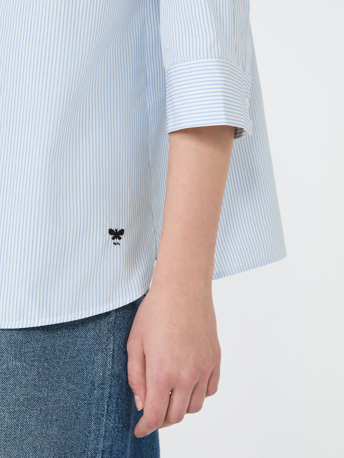 Boxy cotton poplin shirt - Weekend Max Mara - 5