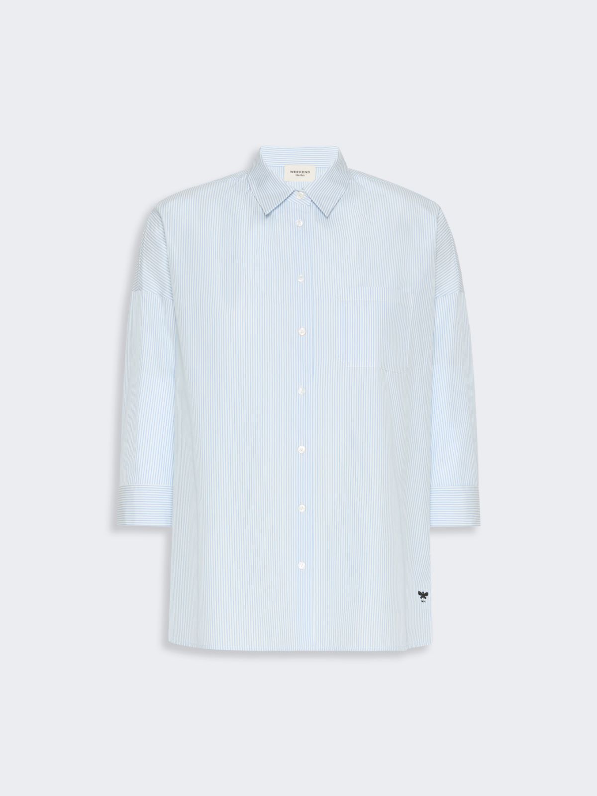 Boxy cotton poplin shirt - Weekend Max Mara - 6