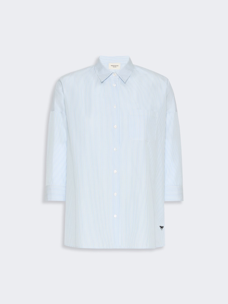 Boxy cotton poplin shirt - Weekend Max Mara - 2