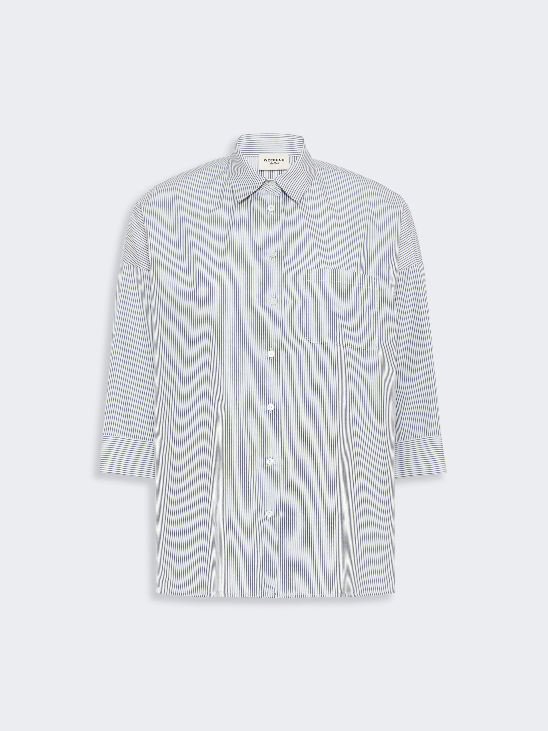 Boxy cotton poplin shirt - Weekend Max Mara - 6