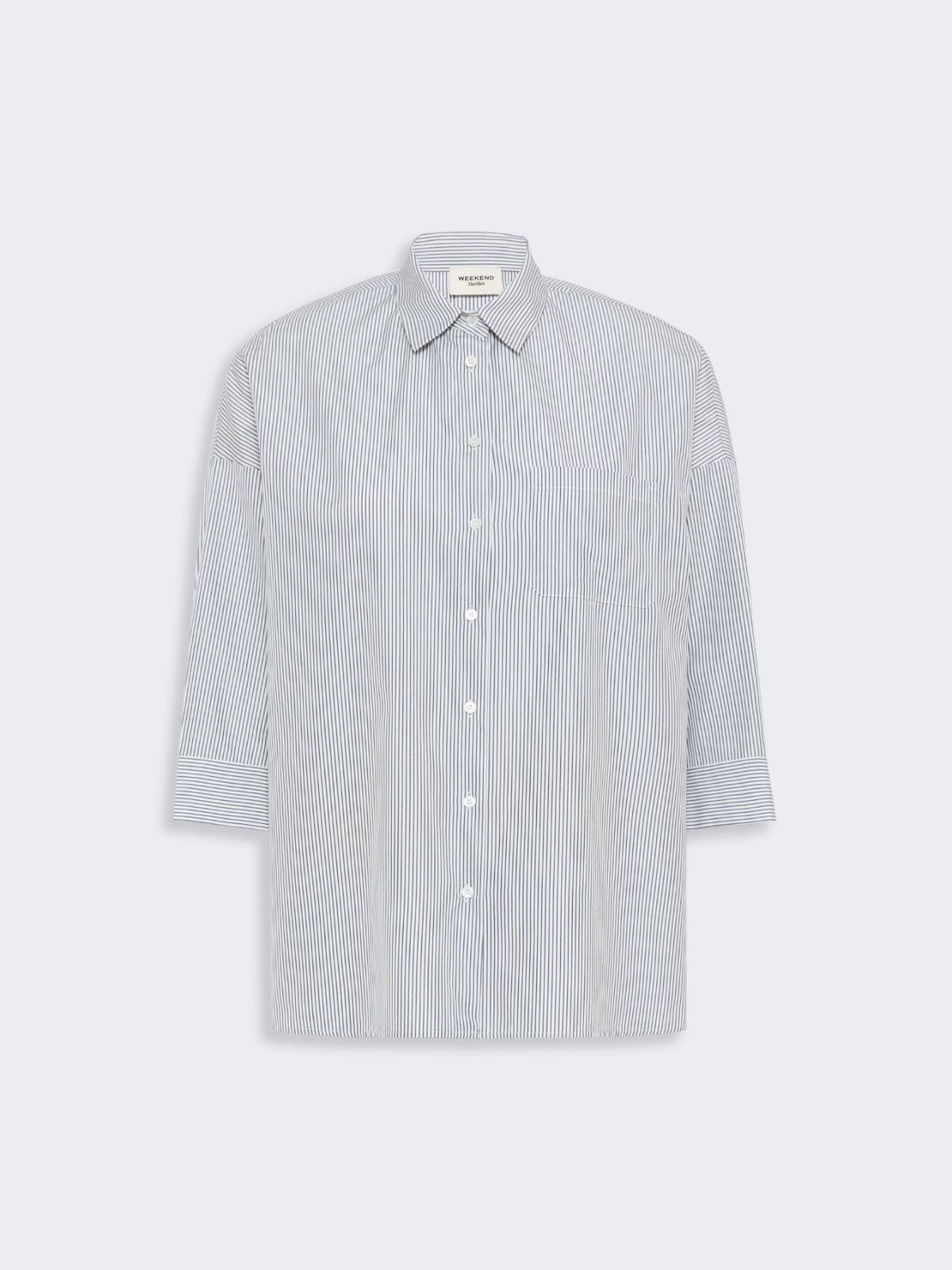 Boxy cotton poplin shirt - Weekend Max Mara - 6