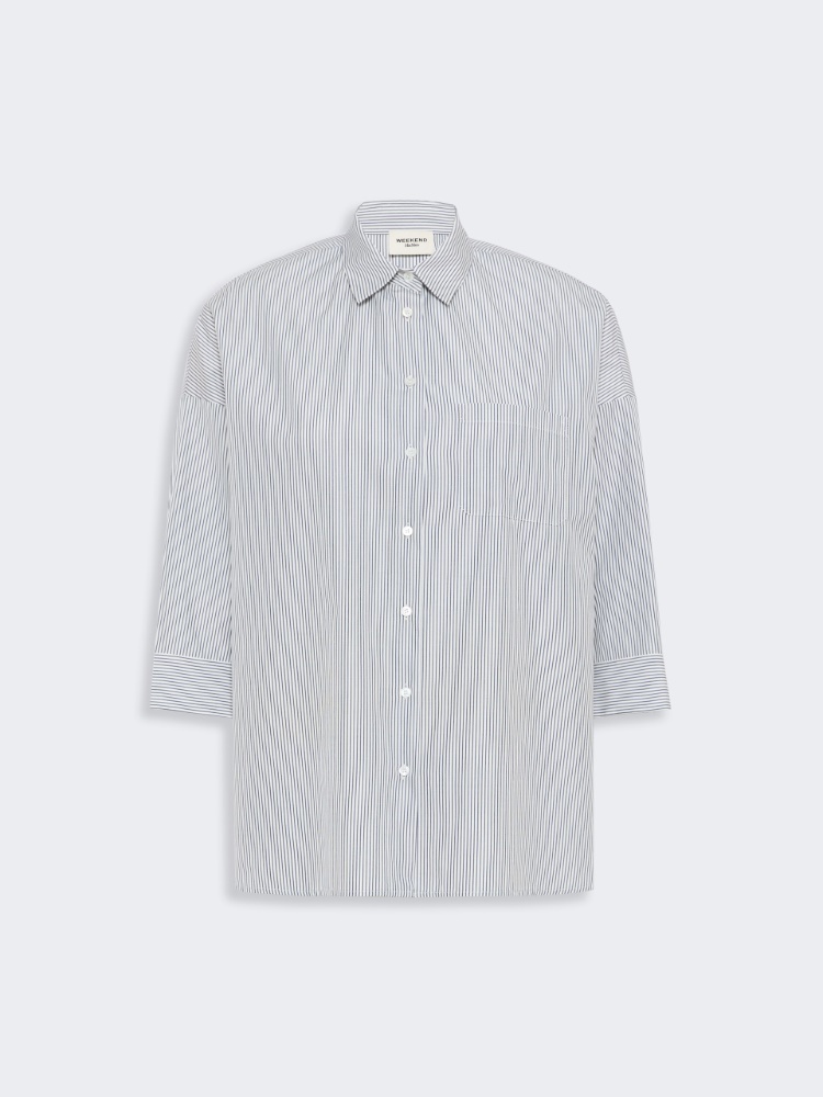 Boxy cotton poplin shirt - Weekend Max Mara - 2