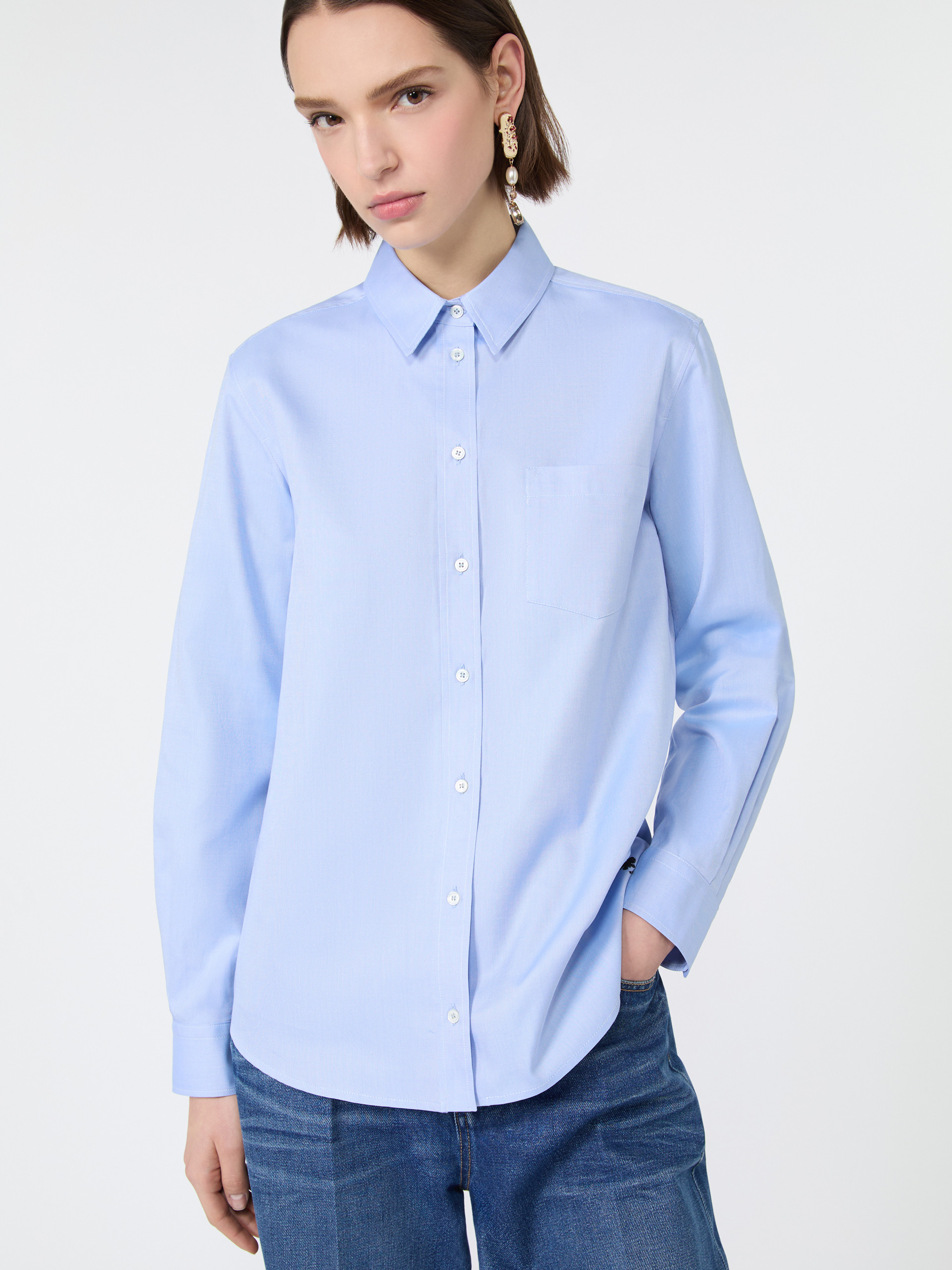 Cotton Oxford shirt - Weekend Max Mara - 4