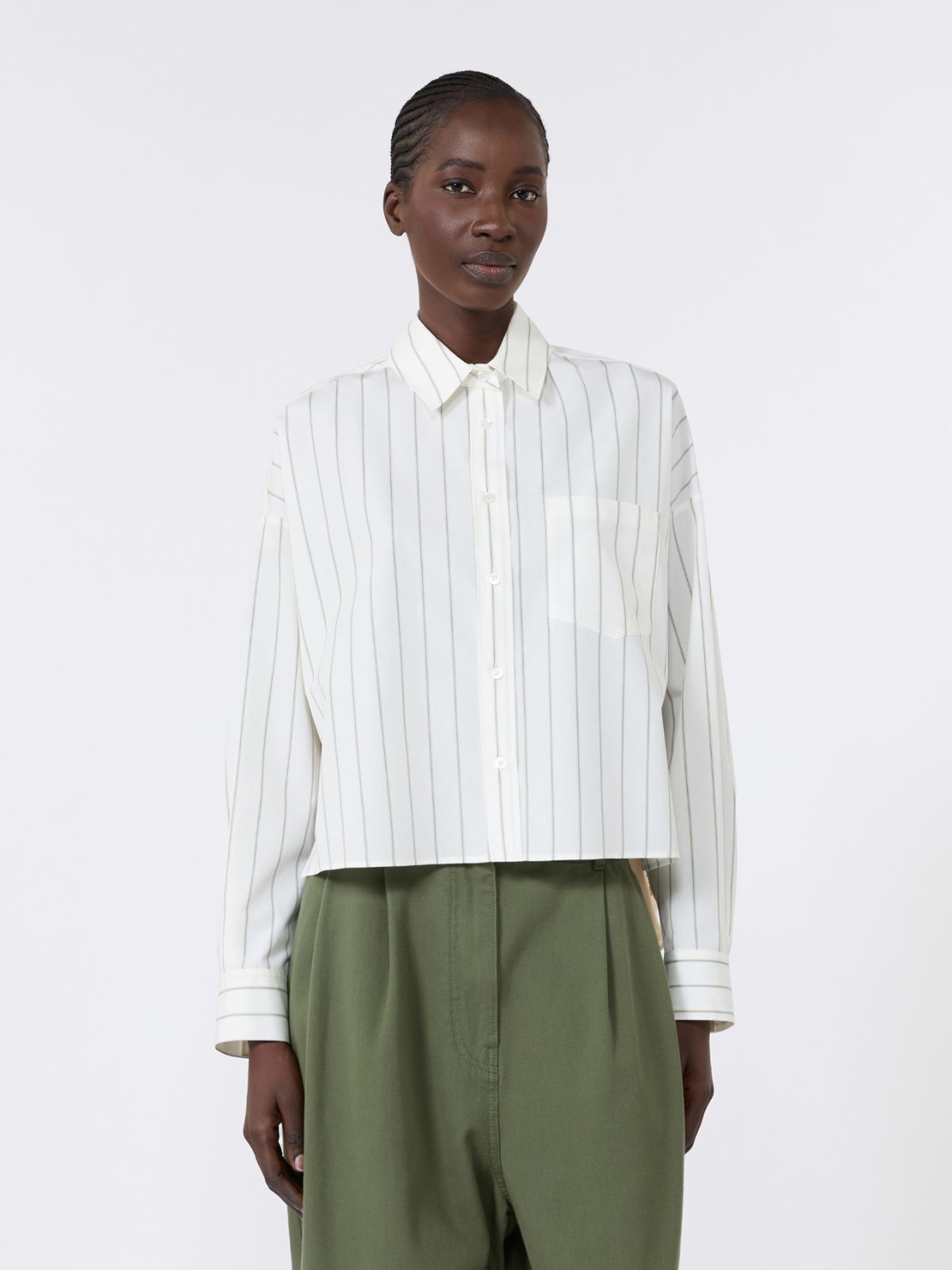 Camicia in cotone con schiena a contrasto - Weekend Max Mara - 2