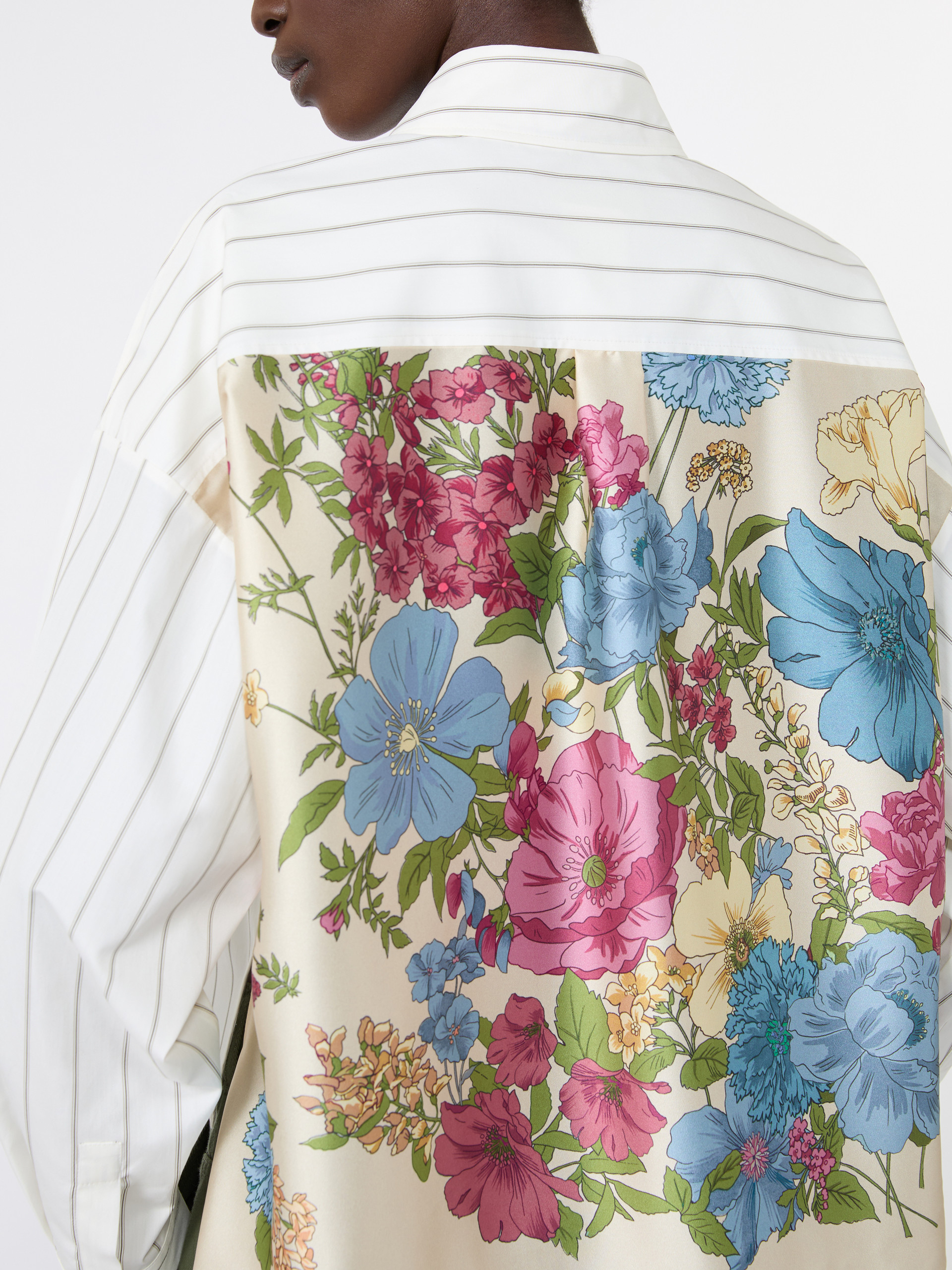 Camicia in cotone con schiena a contrasto - Weekend Max Mara - 6