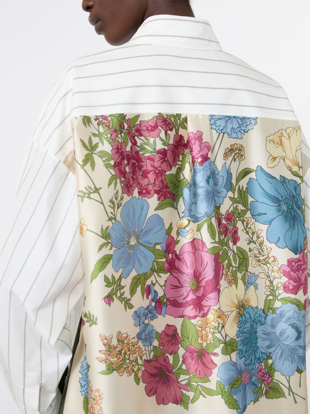 Camicia in cotone con schiena a contrasto - Weekend Max Mara - 6