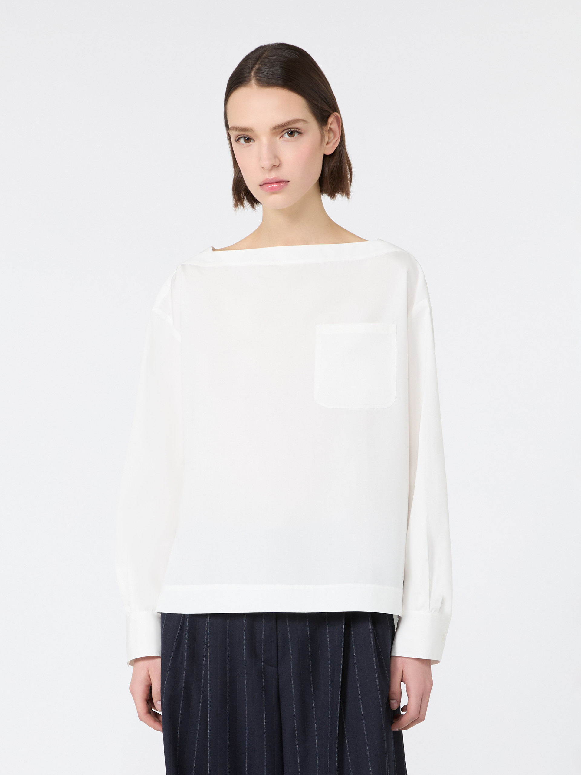 Cotton poplin blouse - Weekend Max Mara - 2