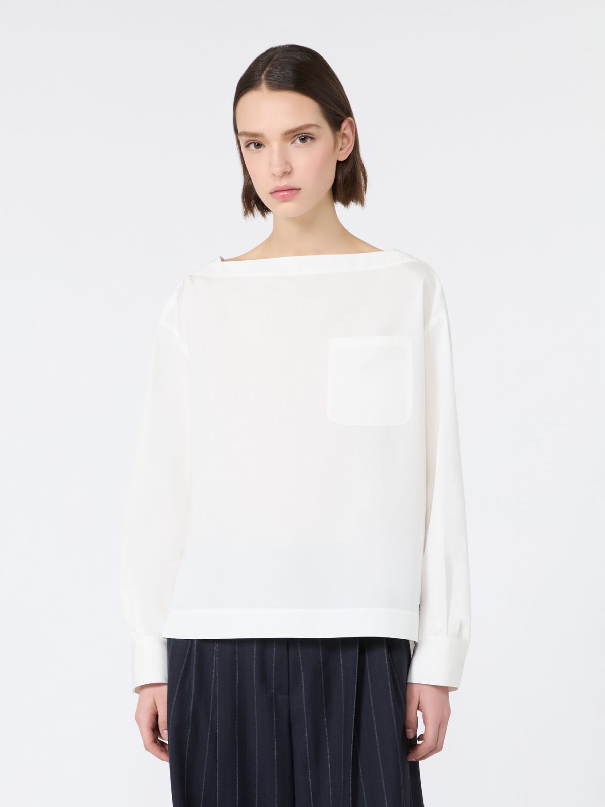 Cotton poplin blouse - Weekend Max Mara - 2
