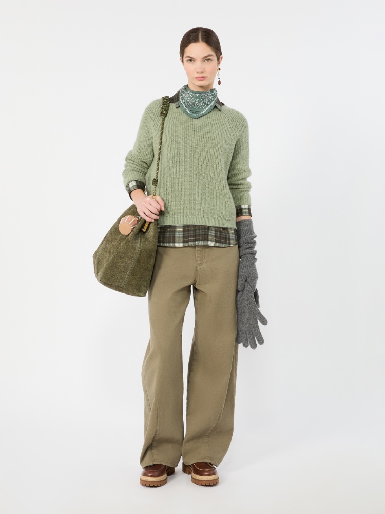 Checked silk twill shirt - Weekend Max Mara