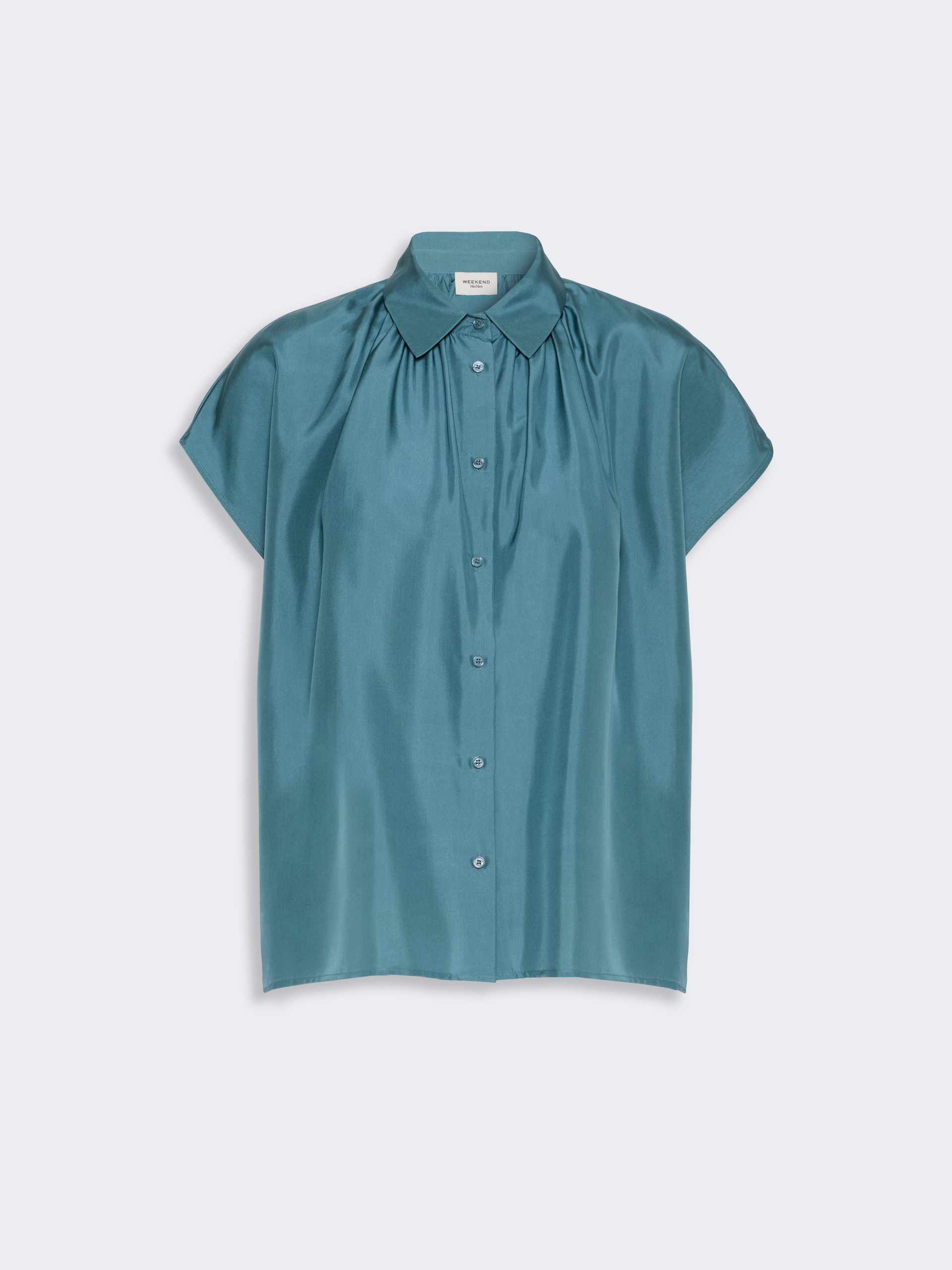Loose shirt in habotai silk - Weekend Max Mara - 6