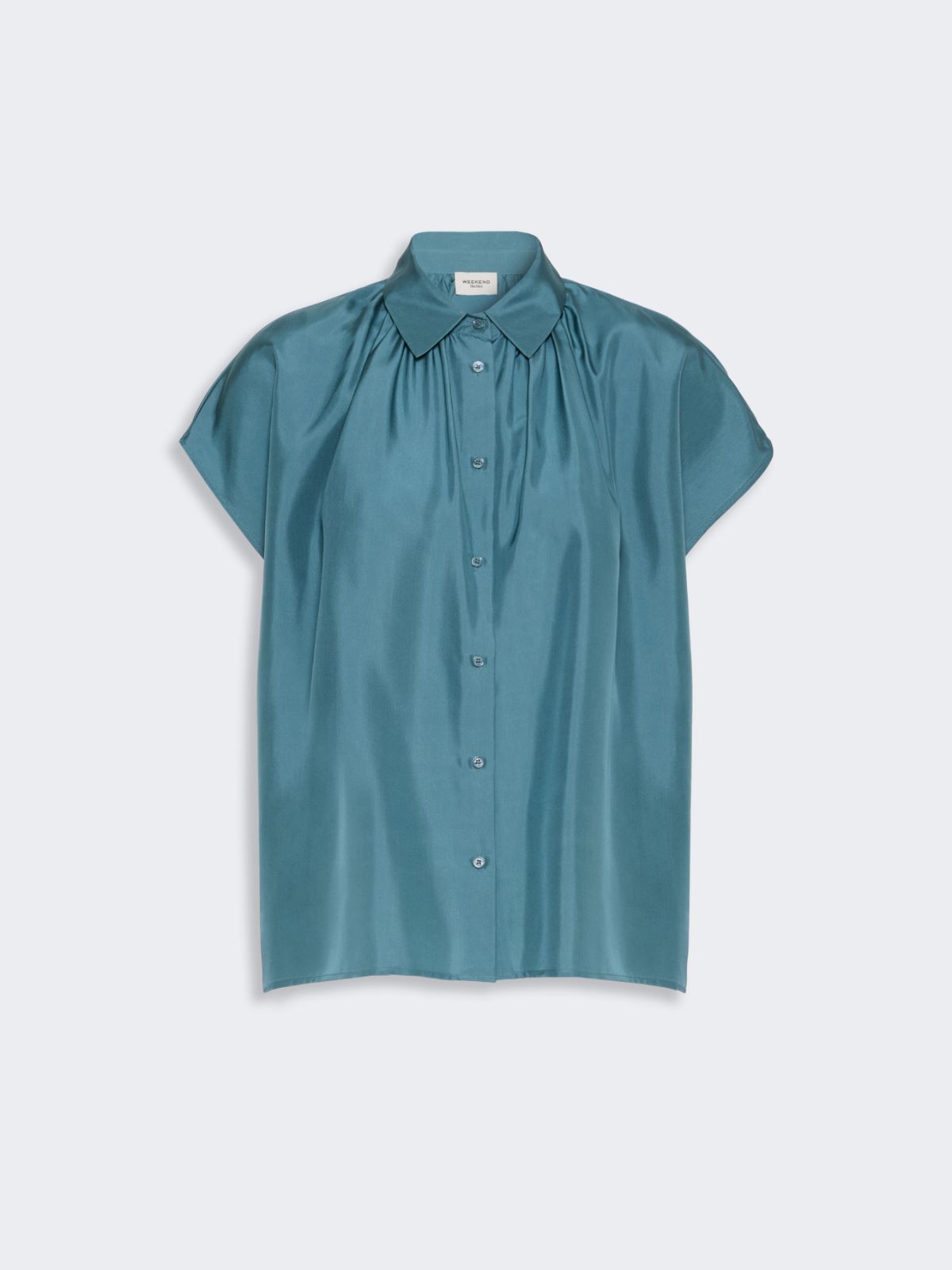 Loose shirt in habotai silk - Weekend Max Mara - 6