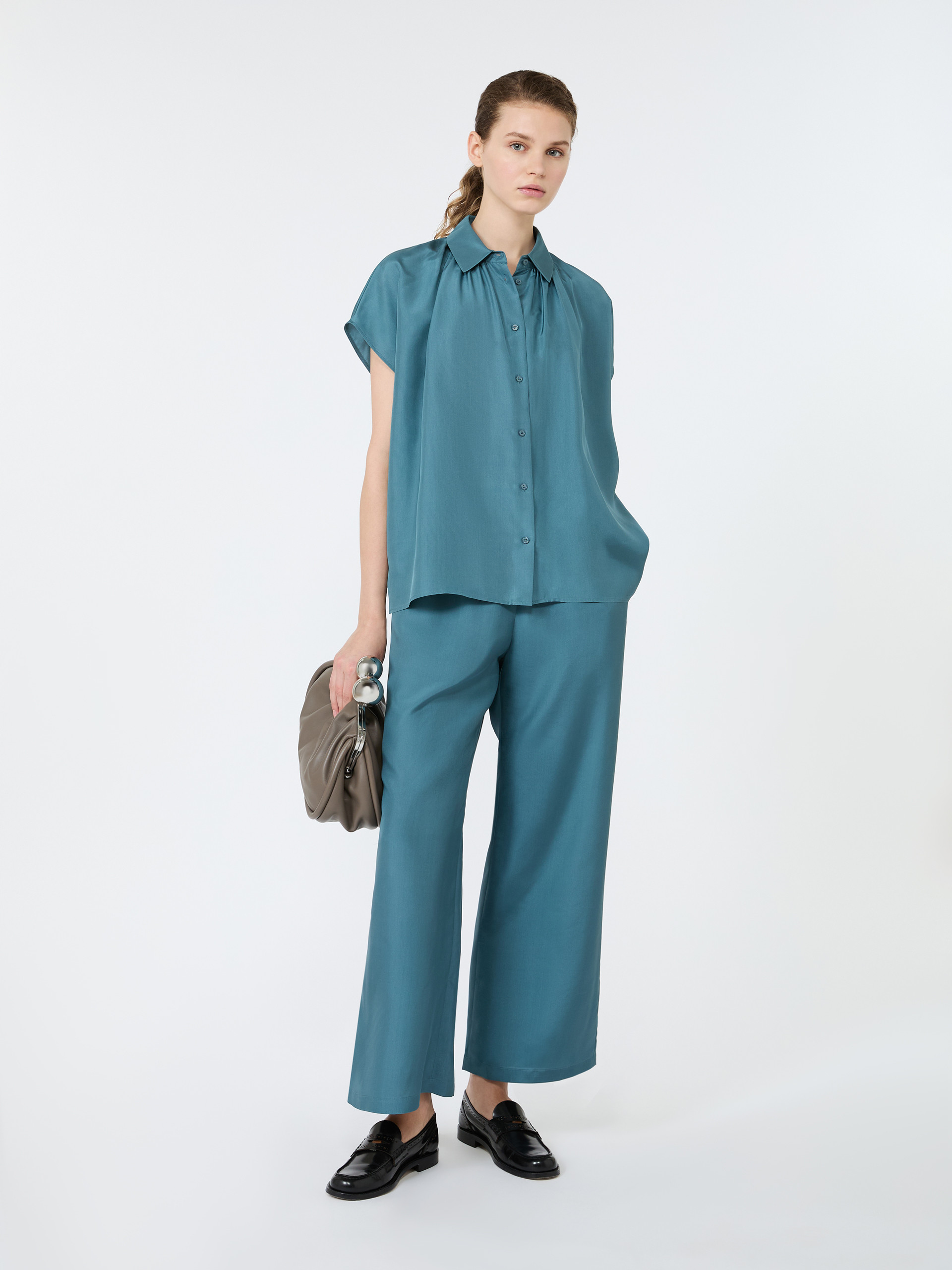 Loose shirt in habotai silk - Weekend Max Mara