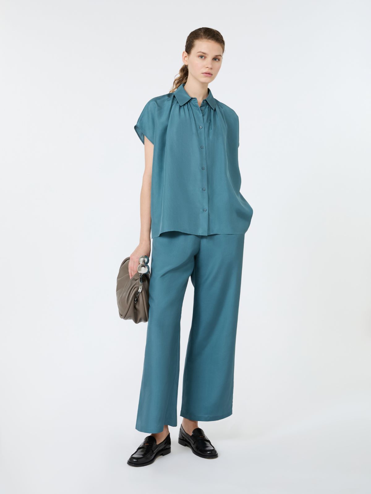 Loose shirt in habotai silk - Weekend Max Mara