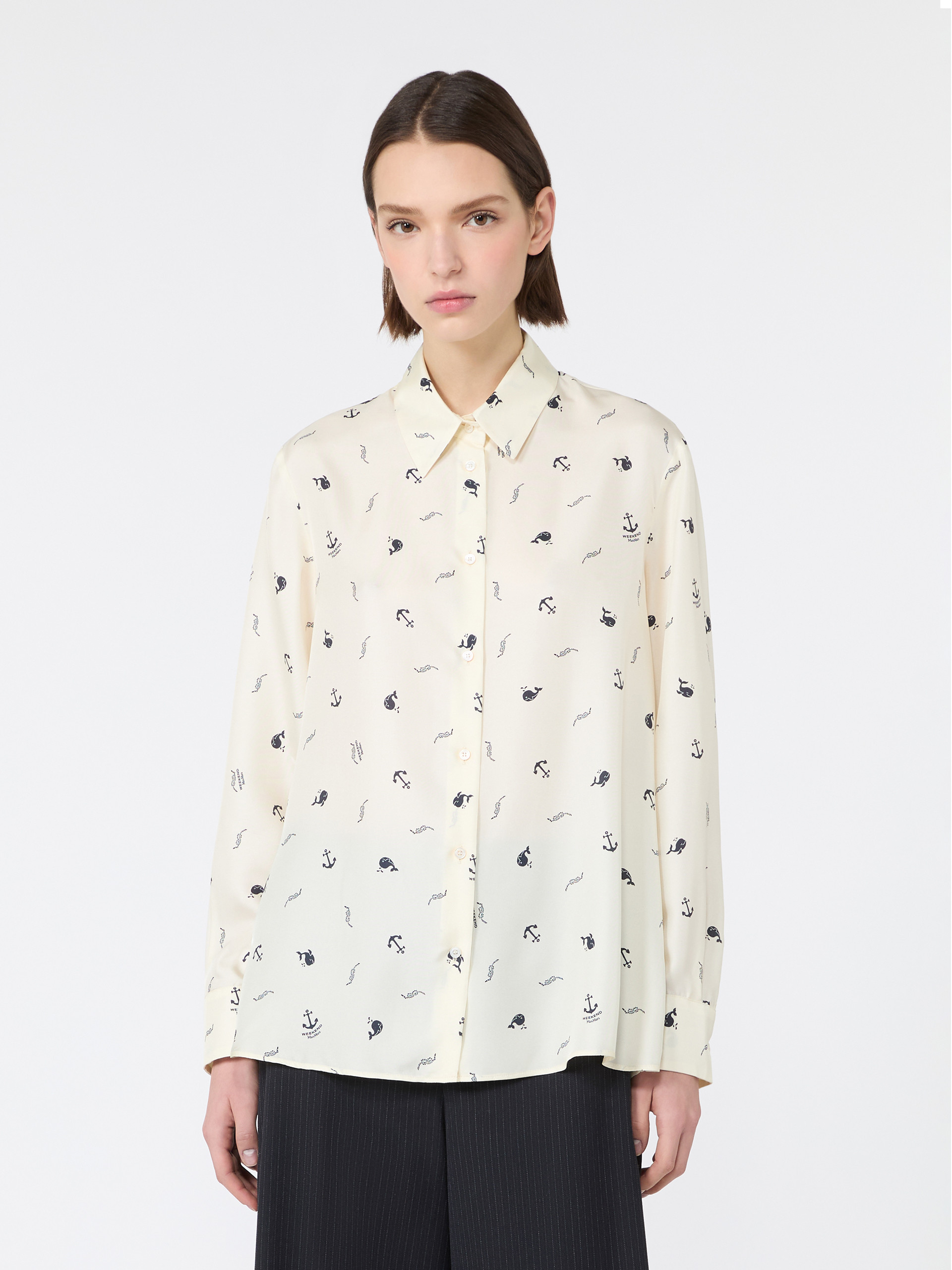 Printed silk shirt - Weekend Max Mara - 2