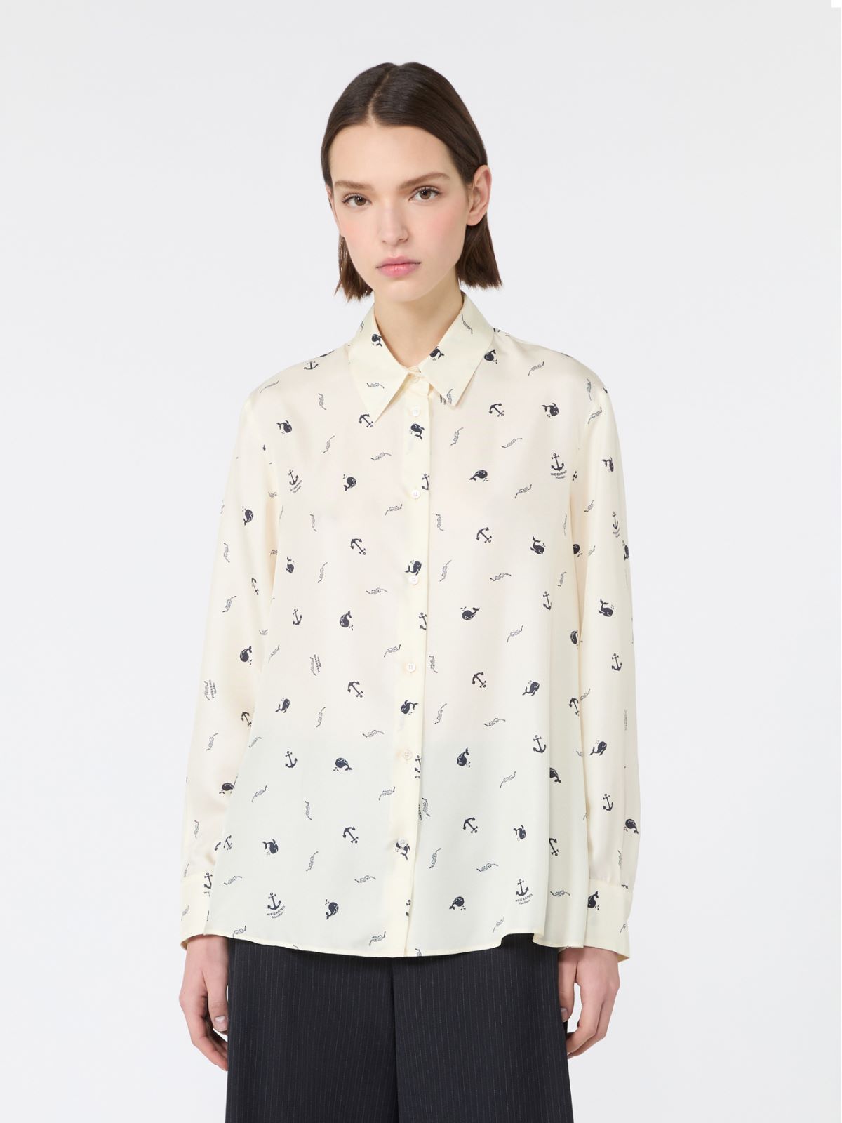 Printed silk shirt - Weekend Max Mara - 2