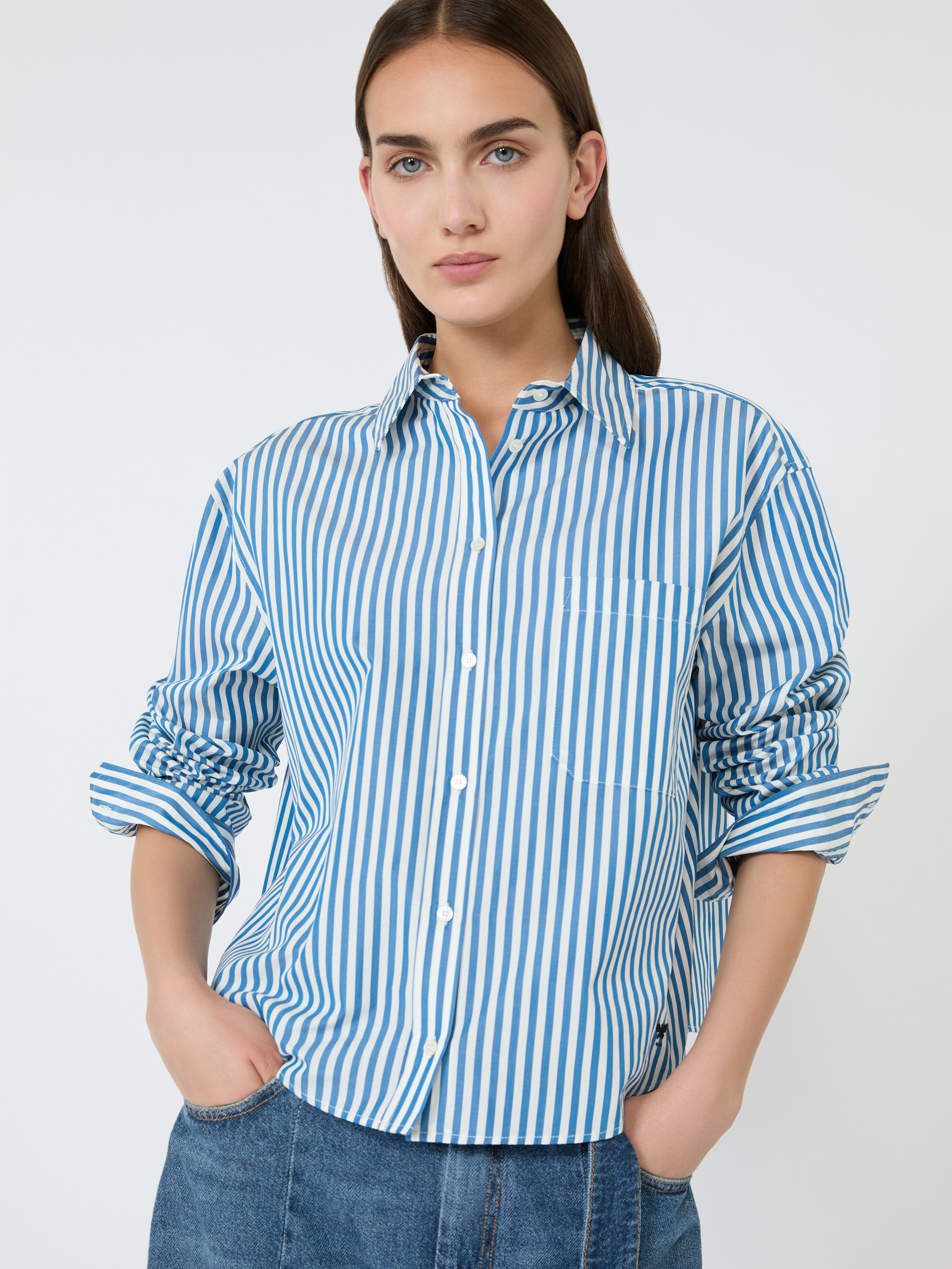Camicia in popeline di cotone - BLUETTE - Weekend Max Mara - 4