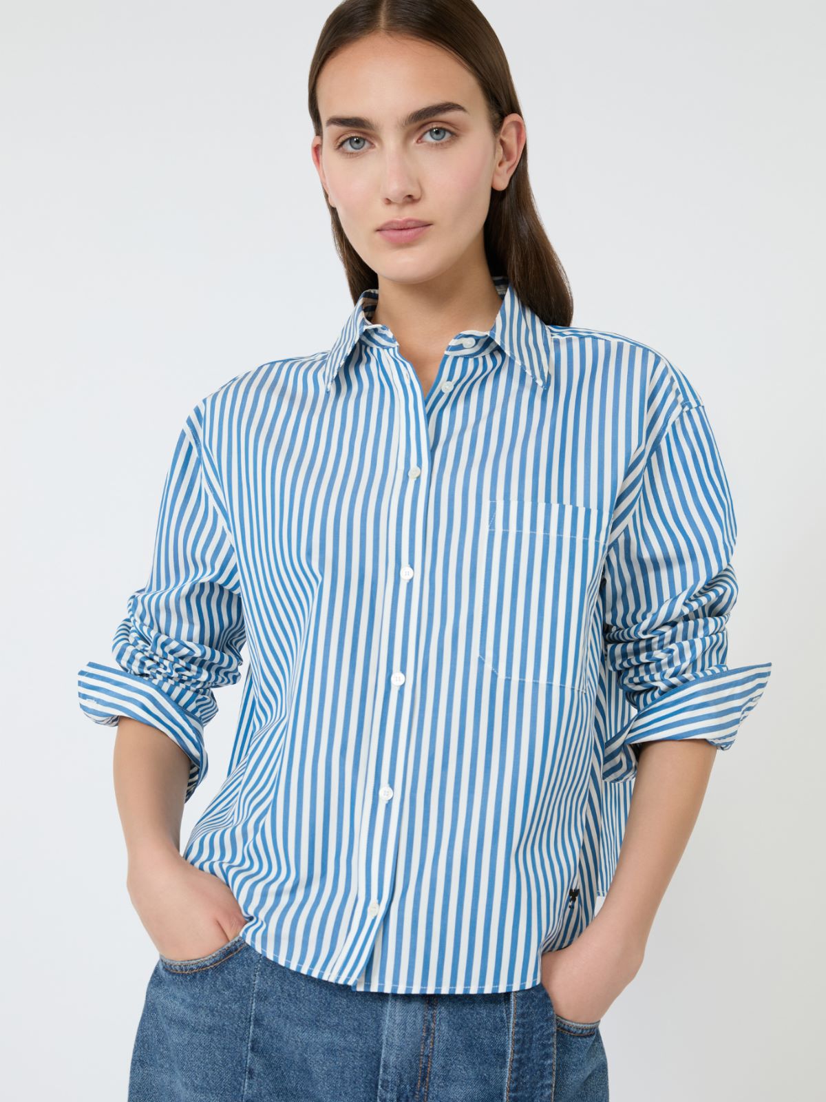 Camicia in popeline di cotone - BLUETTE - Weekend Max Mara - 4