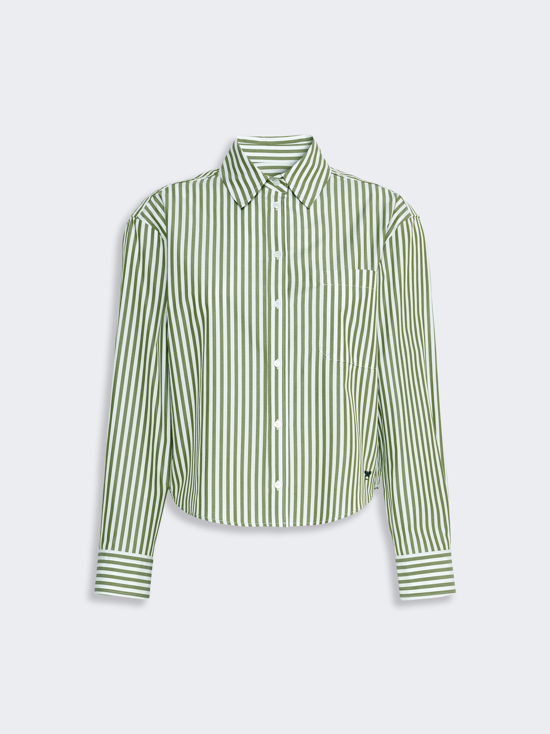 Cotton poplin shirt - GREEN - Weekend Max Mara - 6