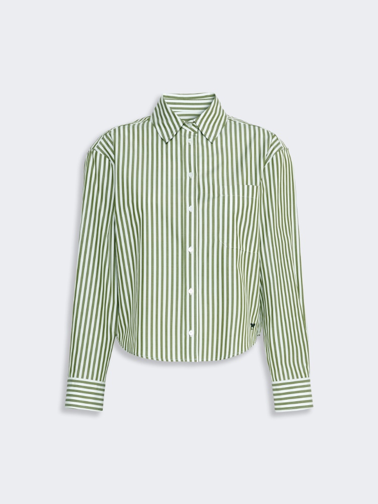 Cotton poplin shirt - GREEN - Weekend Max Mara - 2