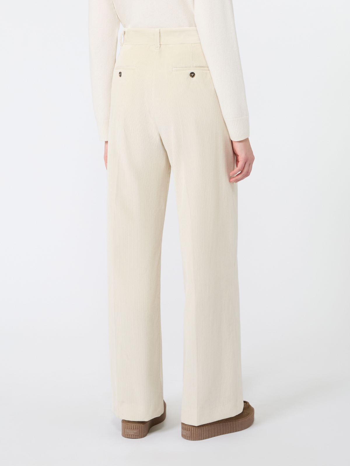 Cotton velvet trousers - Weekend Max Mara - 3