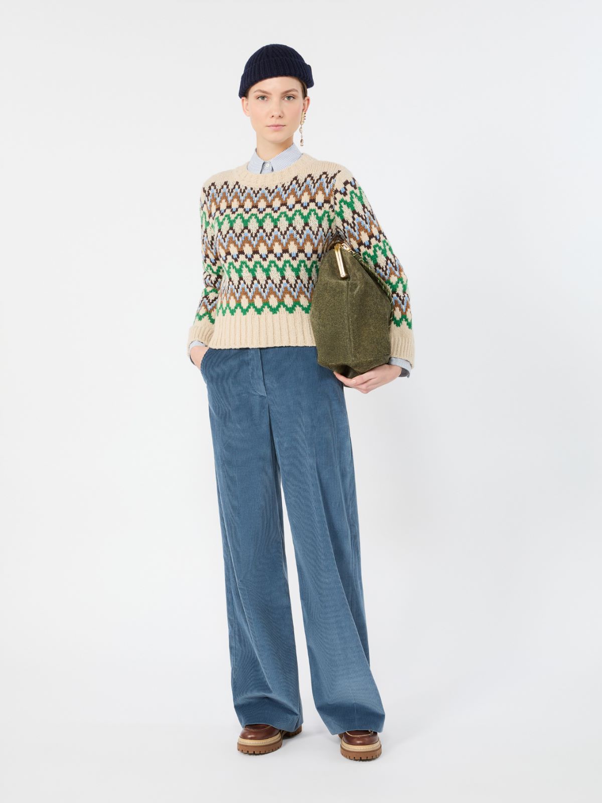 Cotton velvet trousers - Weekend Max Mara