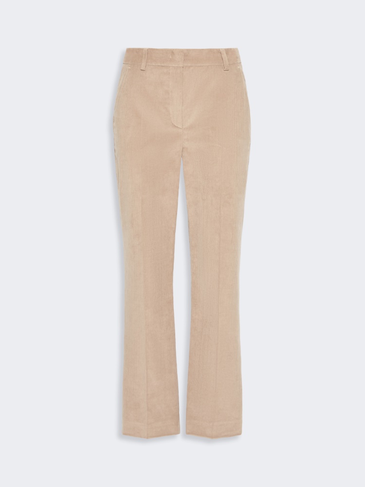 Cotton velvet cropped trousers - Weekend Max Mara