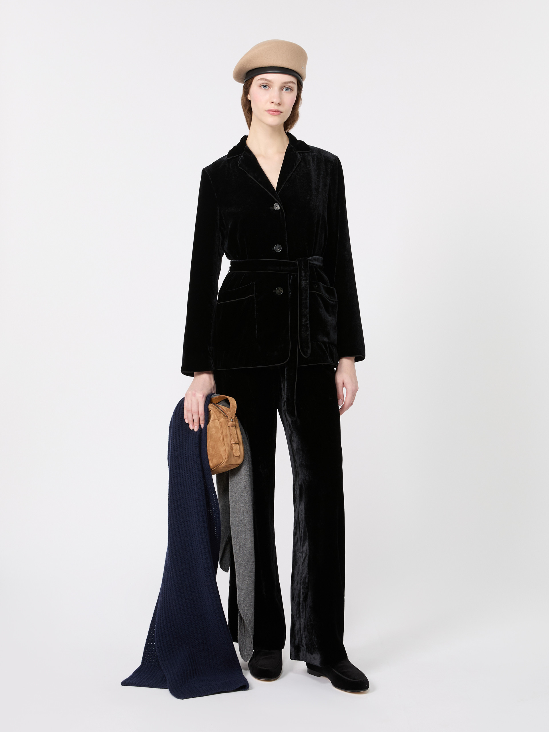 Velvet palazzo trouser - Weekend Max Mara