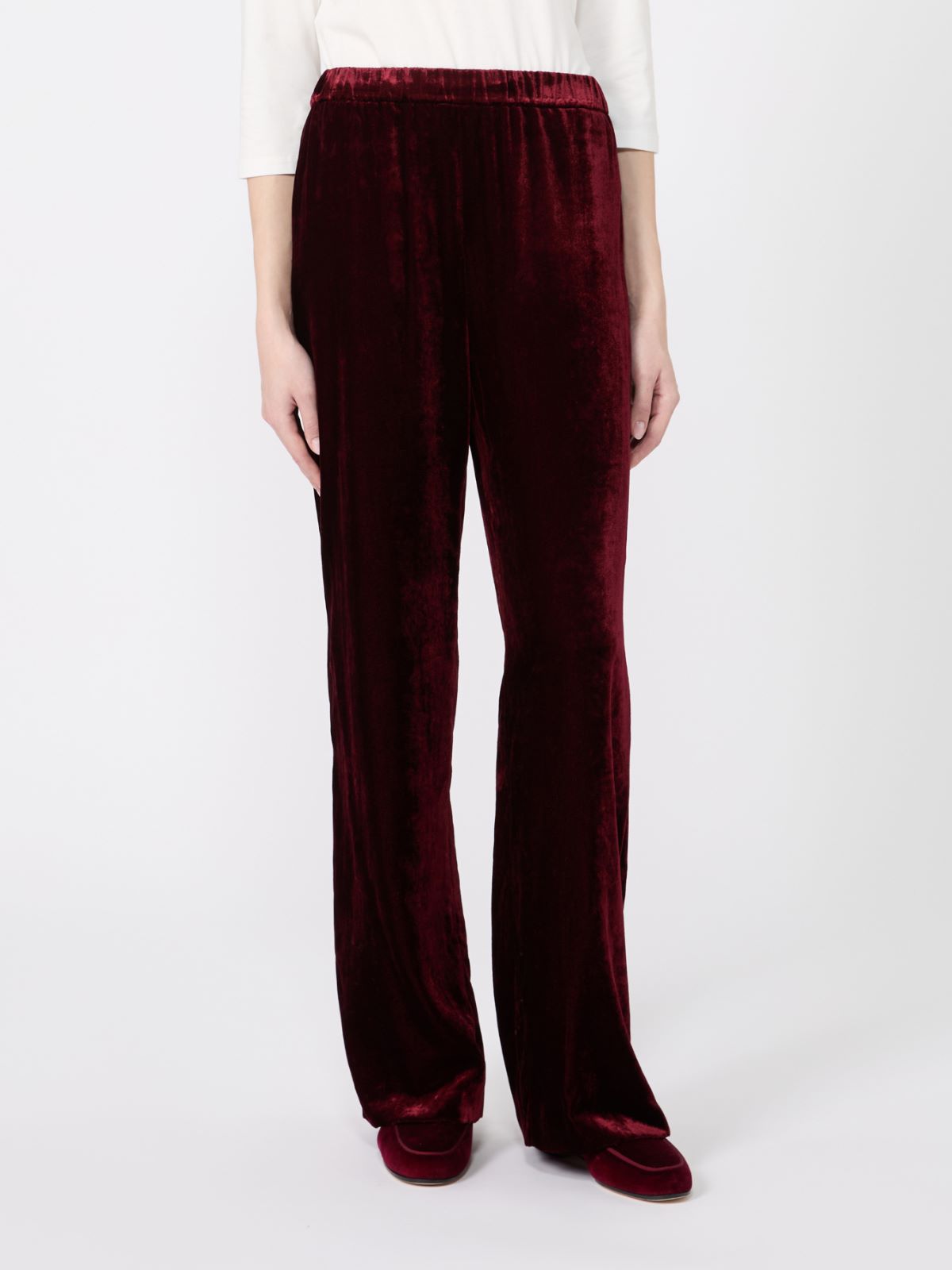 Velvet palazzo trouser - Weekend Max Mara - 2