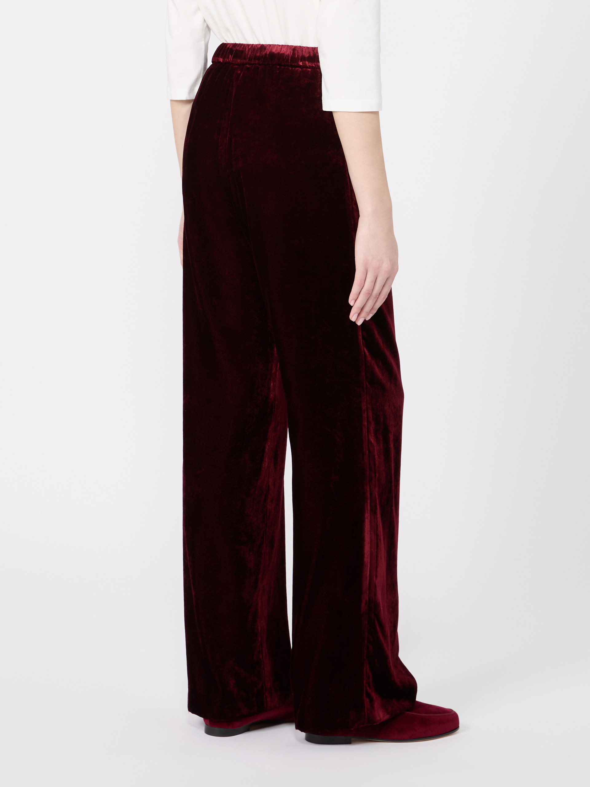 Velvet palazzo trouser - Weekend Max Mara - 3