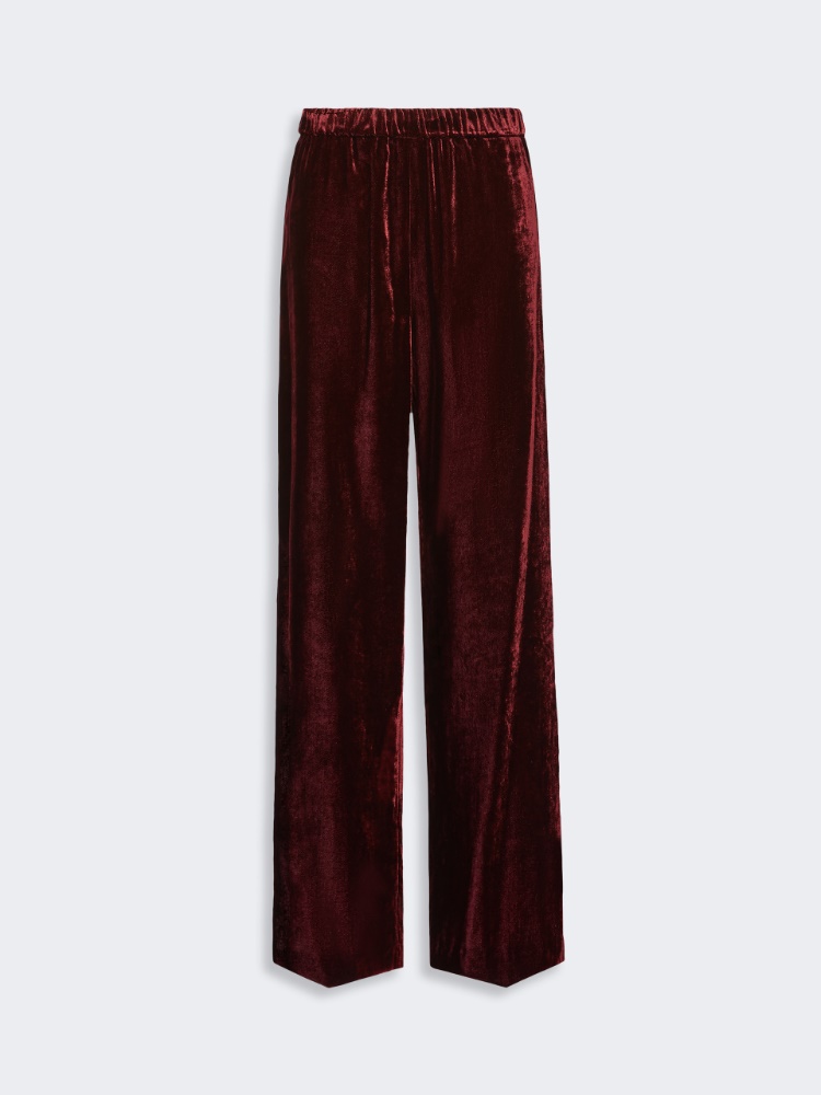 Velvet palazzo trouser - Weekend Max Mara