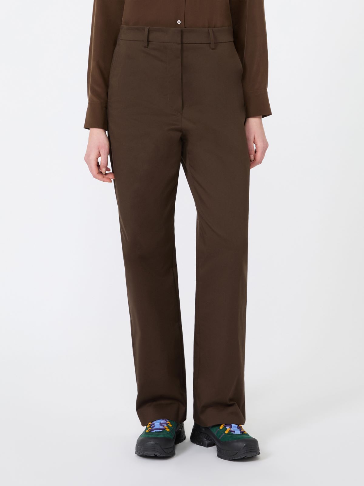 Cotton satin trousers - Weekend Max Mara - 2