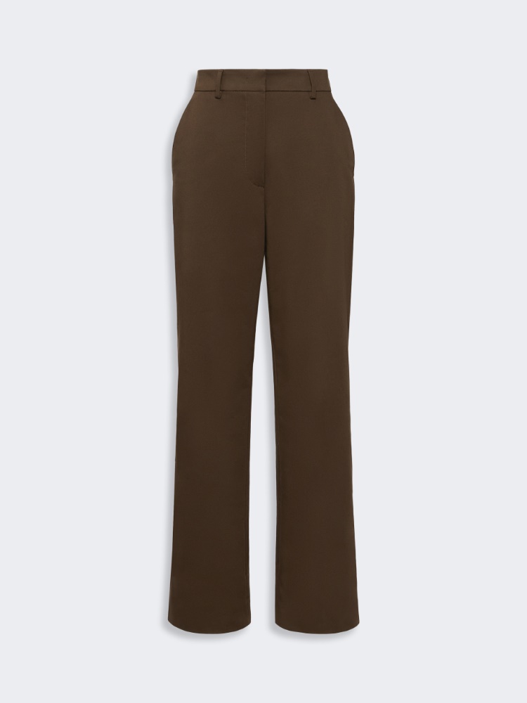 Cotton satin trousers - Weekend Max Mara