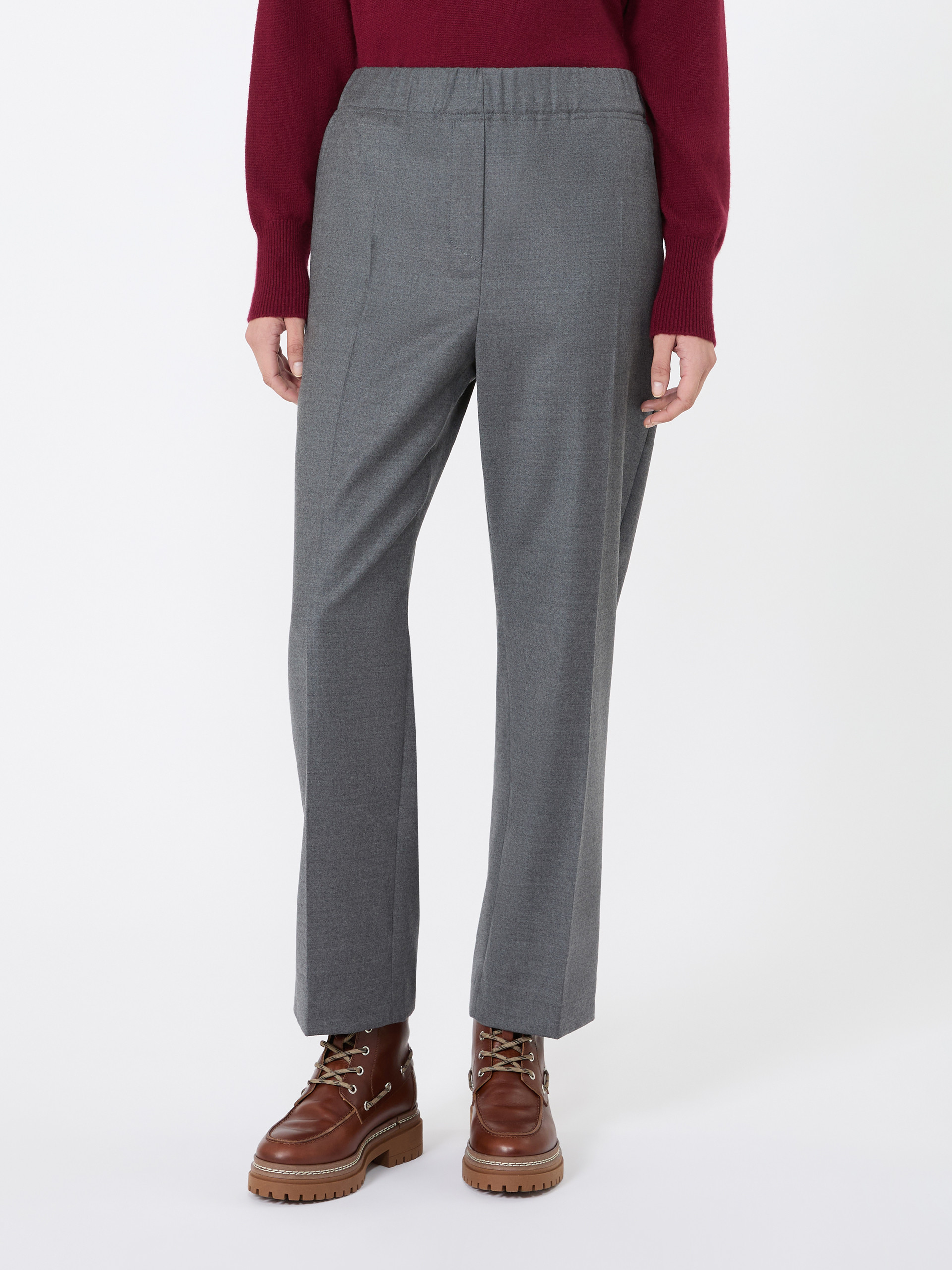 Stretch wool flannel trousers - Weekend Max Mara - 2