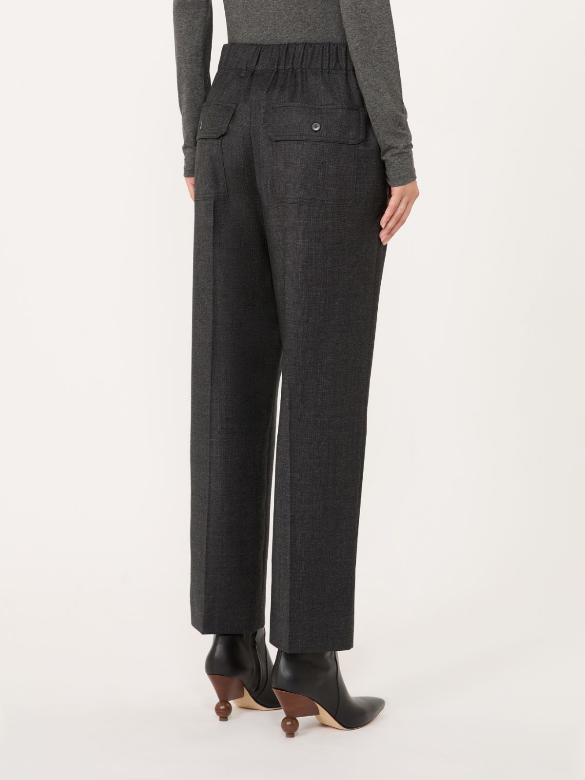 Stretch wool flannel trousers - Weekend Max Mara - 3