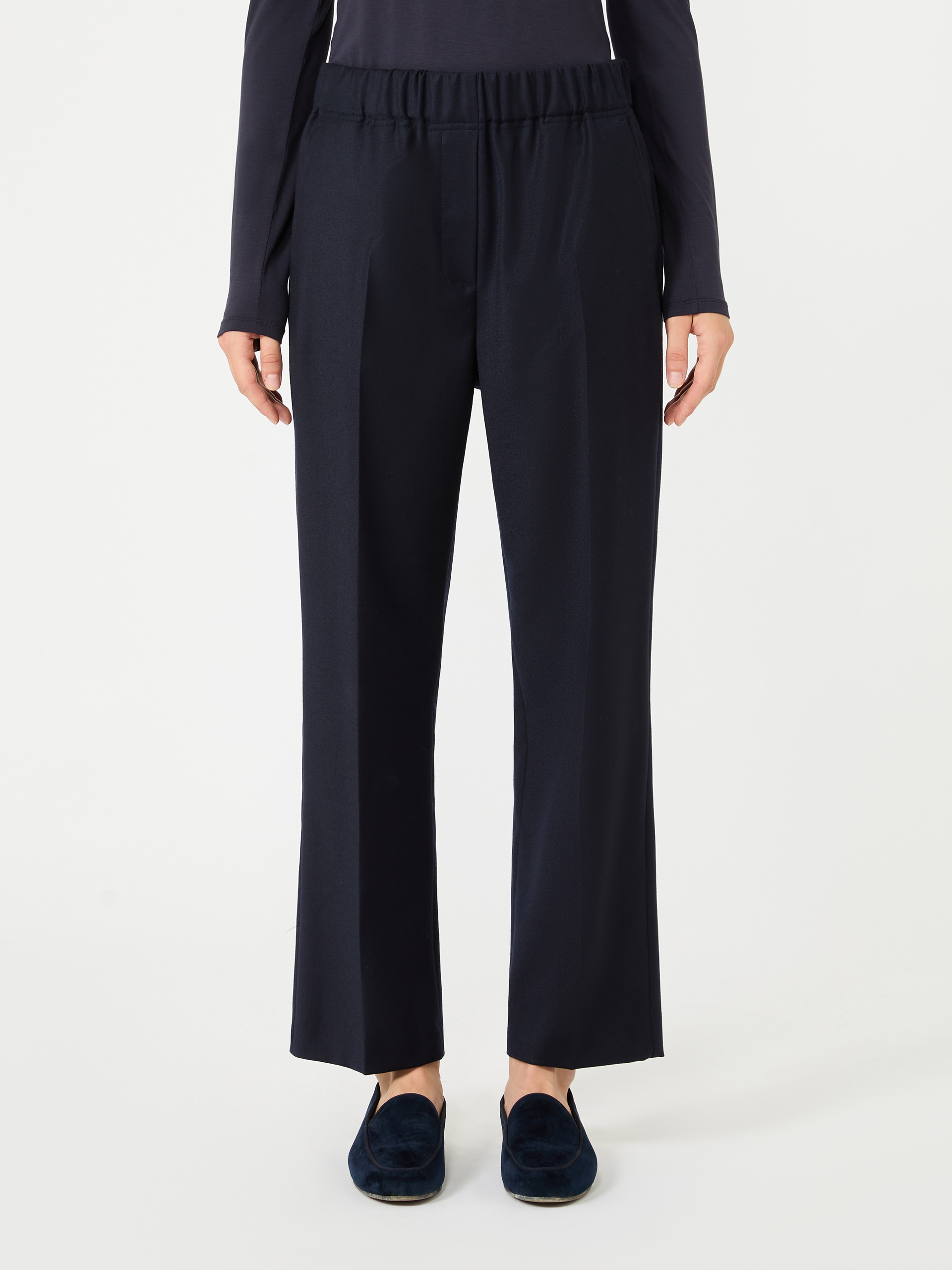 Stretch wool flannel trousers - Weekend Max Mara - 2