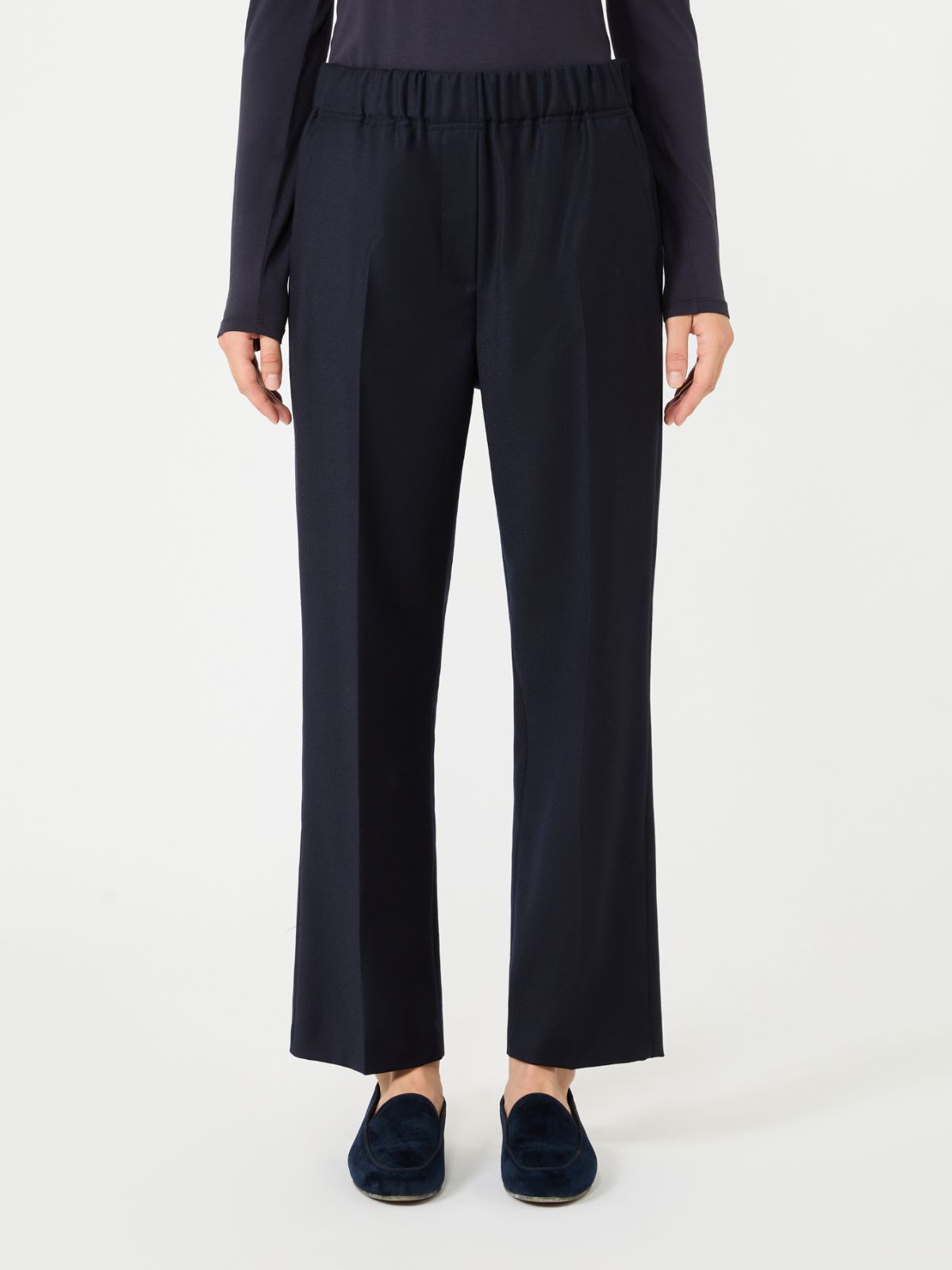 Stretch wool flannel trousers - Weekend Max Mara - 2