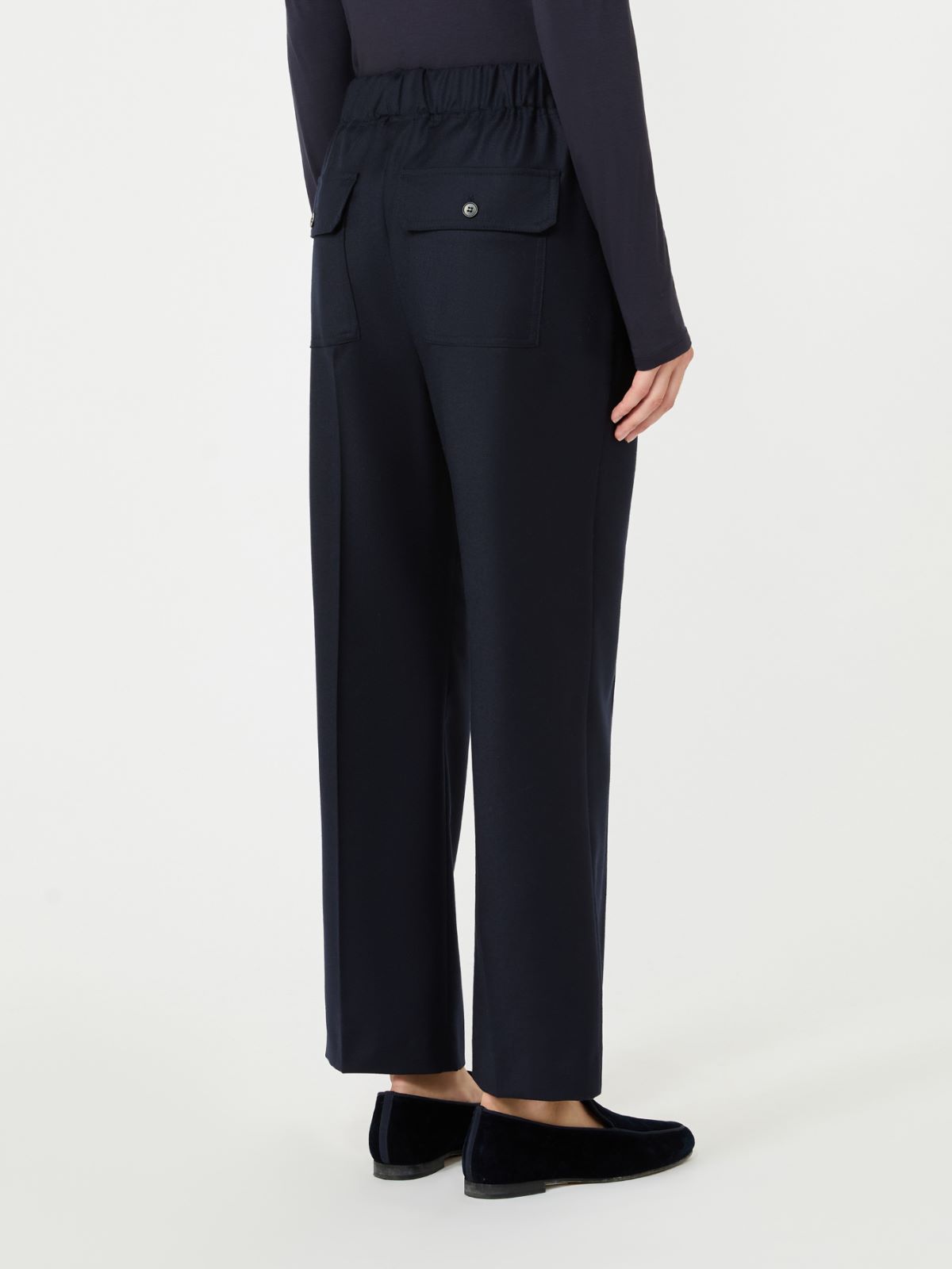 Stretch wool flannel trousers - Weekend Max Mara - 3