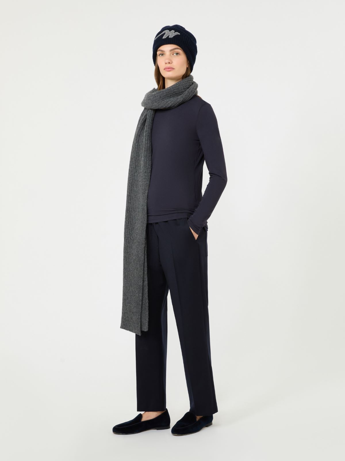 Stretch wool flannel trousers - Weekend Max Mara