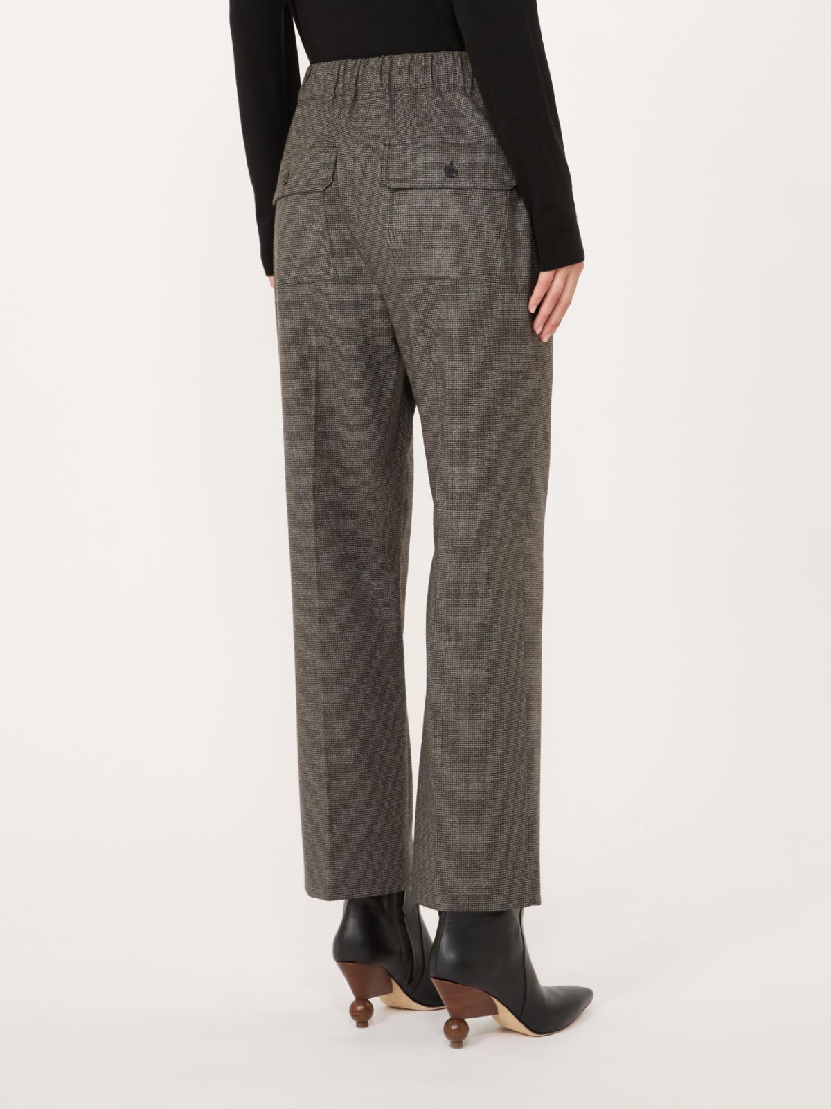 Stretch wool flannel trousers - Weekend Max Mara - 3