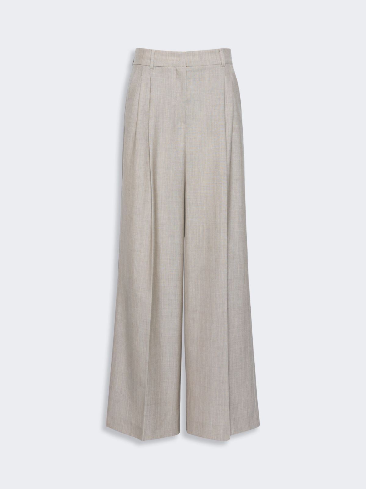 Wide-leg woollen cloth trousers - Weekend Max Mara - 5