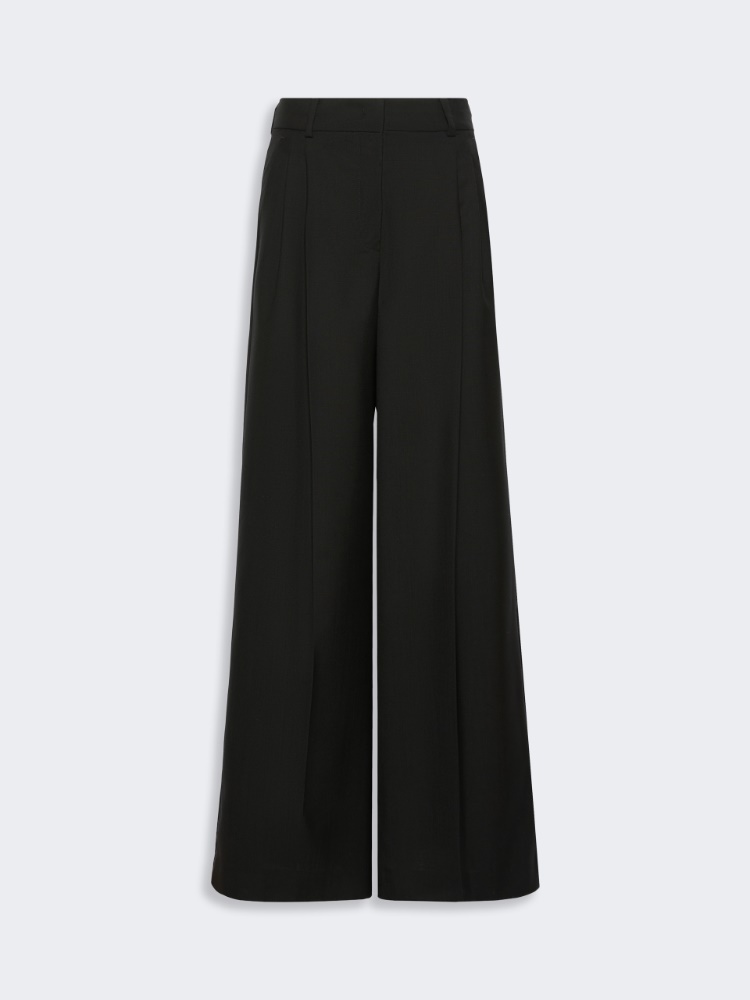 Wide-leg woollen cloth trousers - Weekend Max Mara