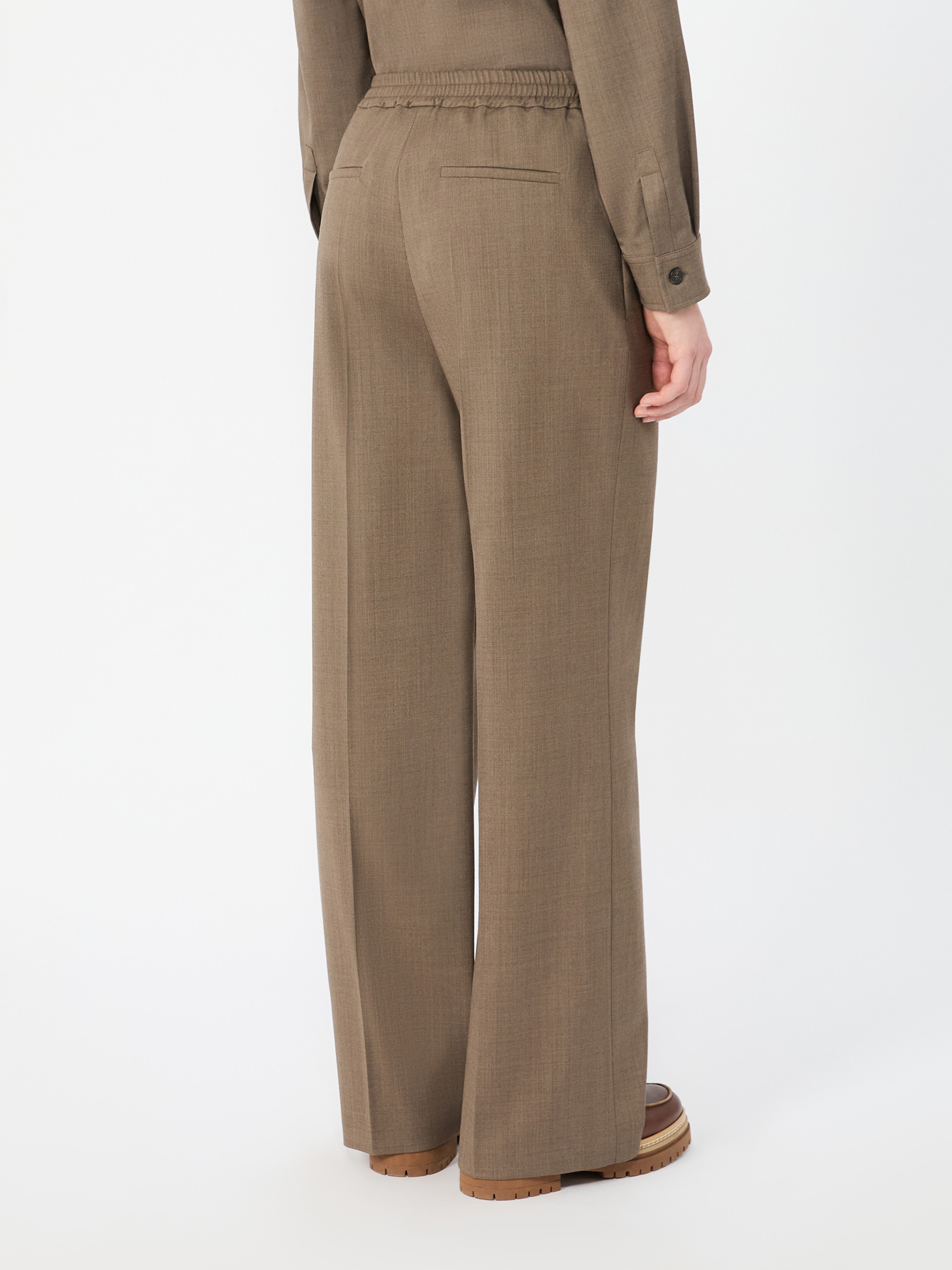Stretch wool batavia trousers - Weekend Max Mara - 3