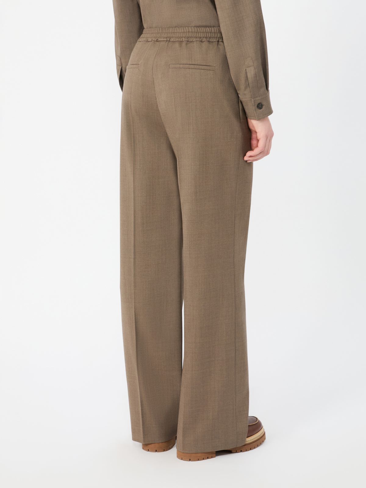 Stretch wool batavia trousers - Weekend Max Mara - 3