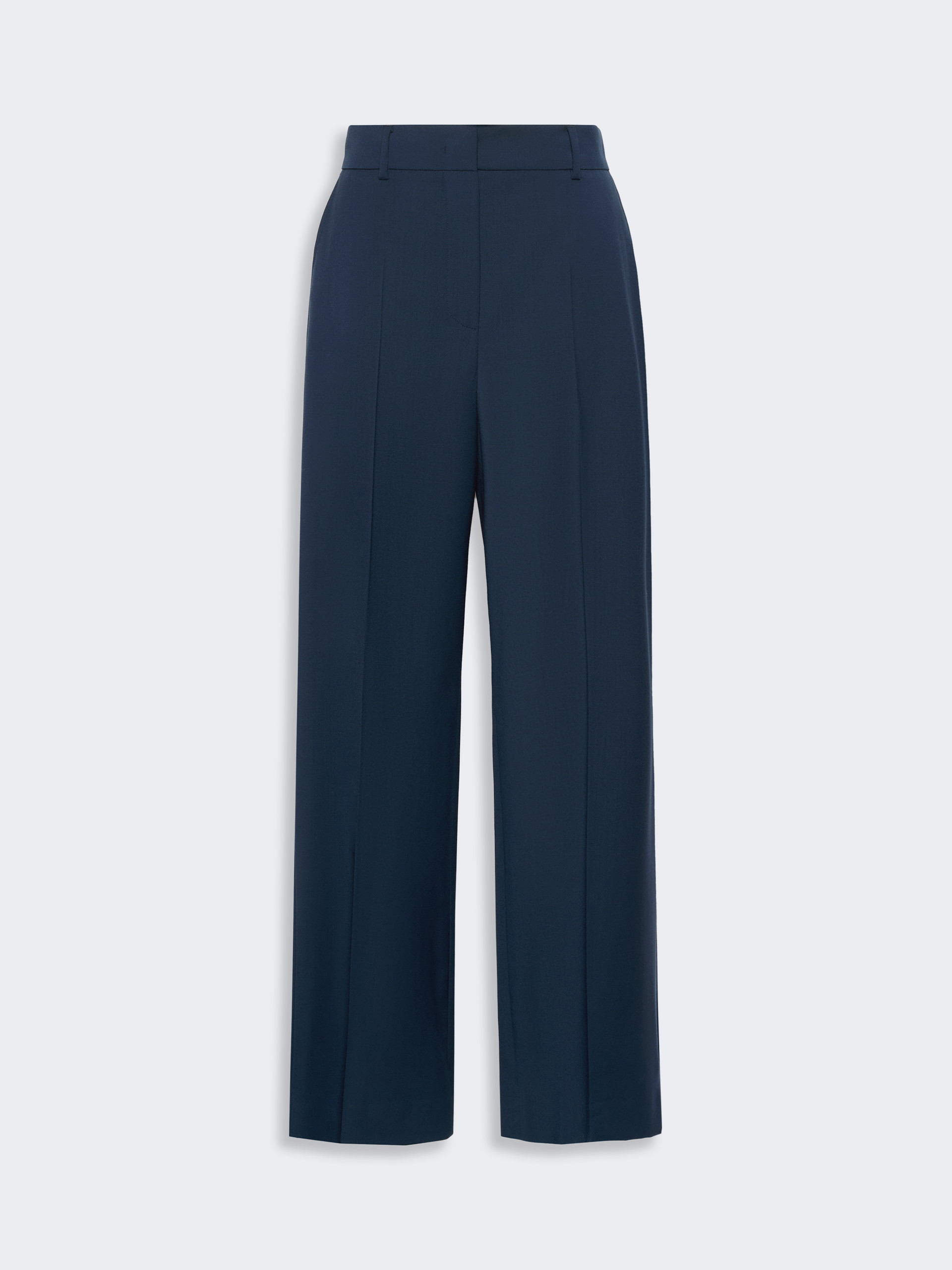 Stretch wool palazzo trousers - NAVY - Weekend Max Mara - 4