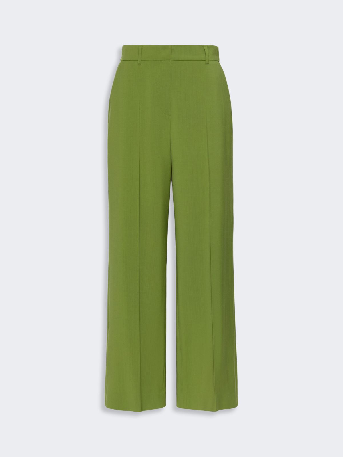 Stretch wool palazzo trousers - GREEN - Weekend Max Mara - 4
