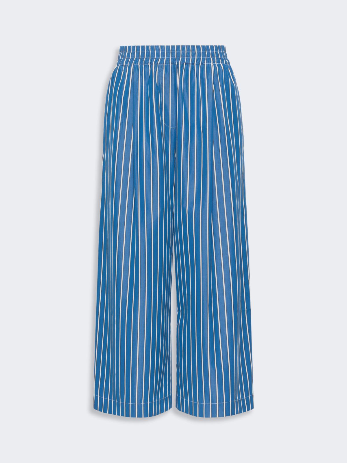 Cotton poplin trousers - CORNFLOWER BLUE - Weekend Max Mara - 4